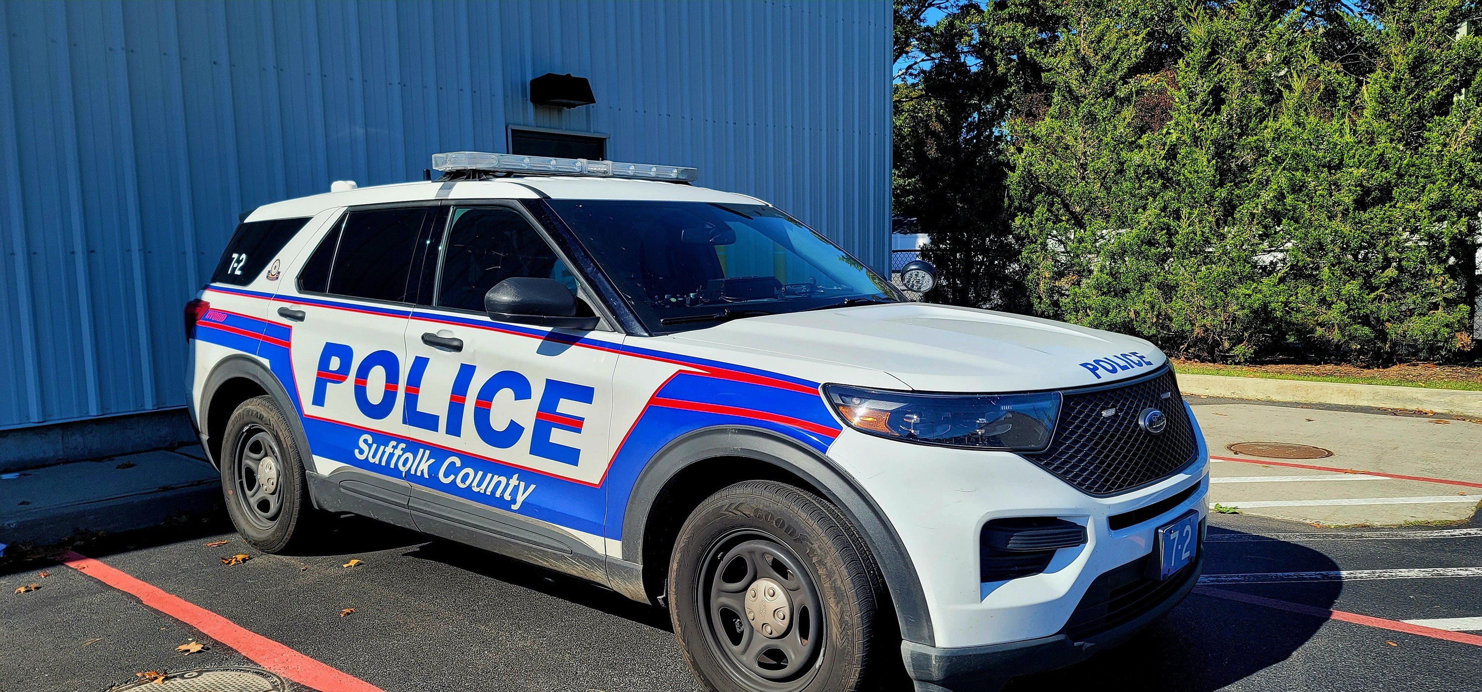 Suffolk County, NY police Ford Explorer Hybrid spare car for the