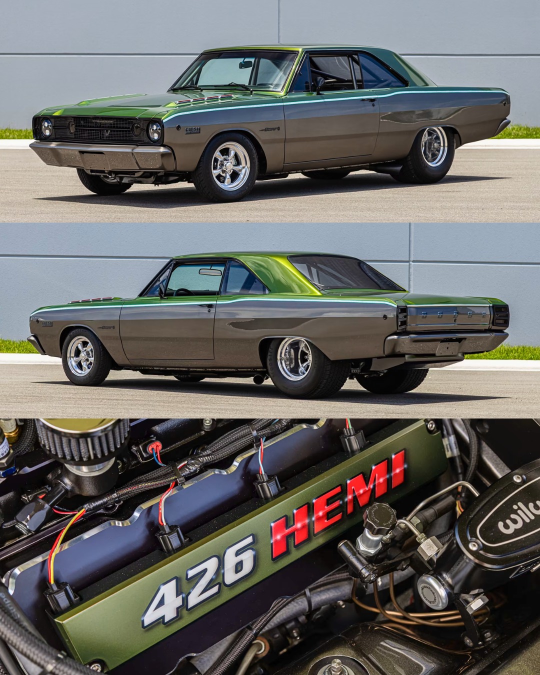 The Factory Made 80 Hemi Darts in 1968 for Drag Racing. This 1968