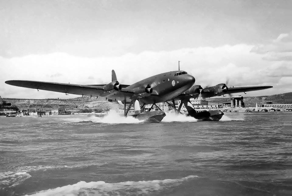 The CANT Z.511 was a four-engine long-range seaplane designed by