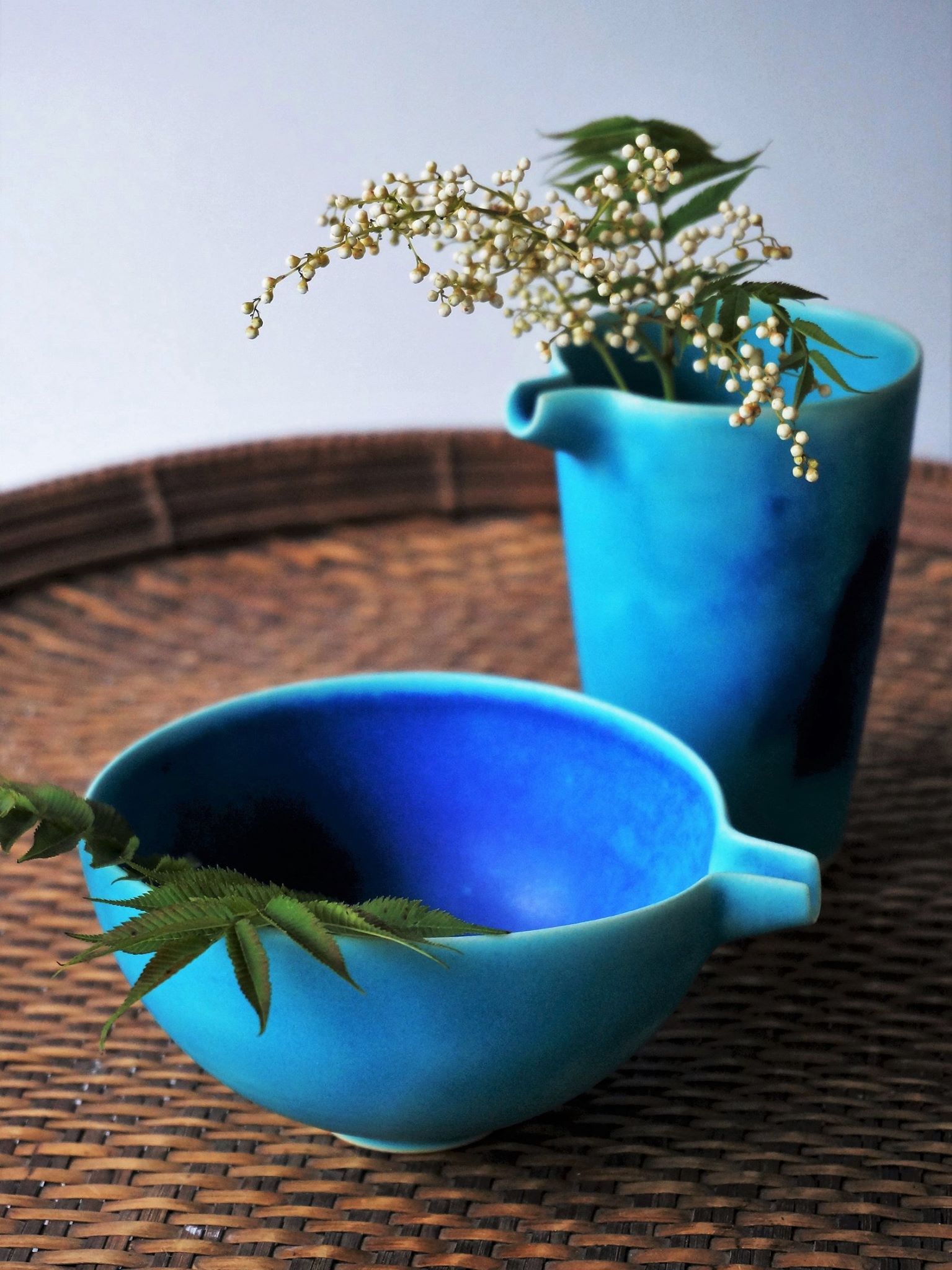 MA - 出展者紹介 #原聡子 陶芸作家。福岡市内の工房で釉薬の質感や色に 