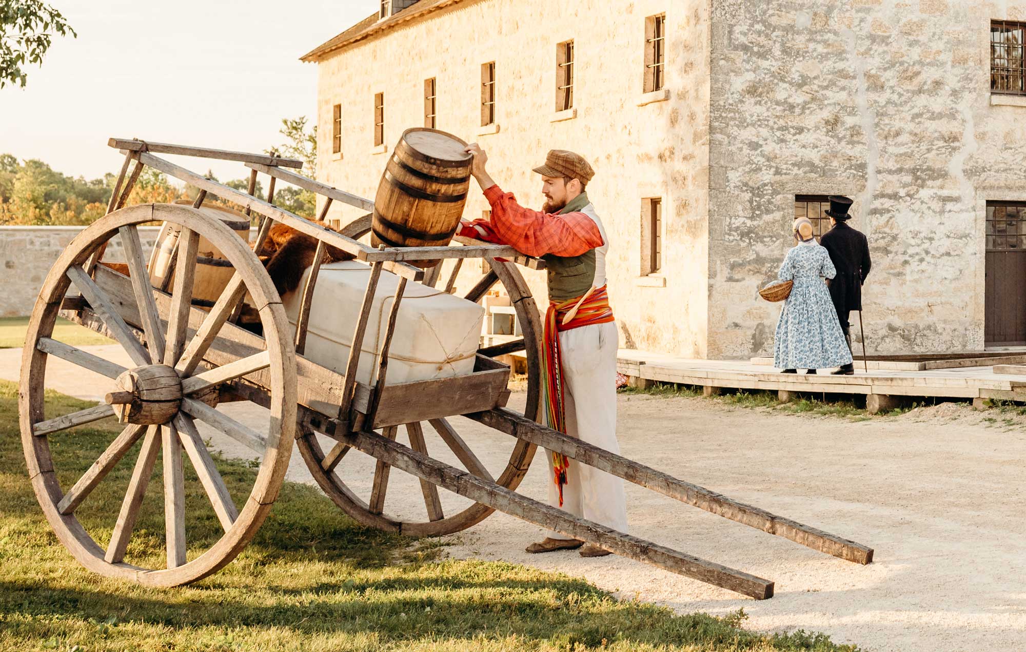 Parks - True! The Red River Cart, a Metis invention, is a two-wheeled ...