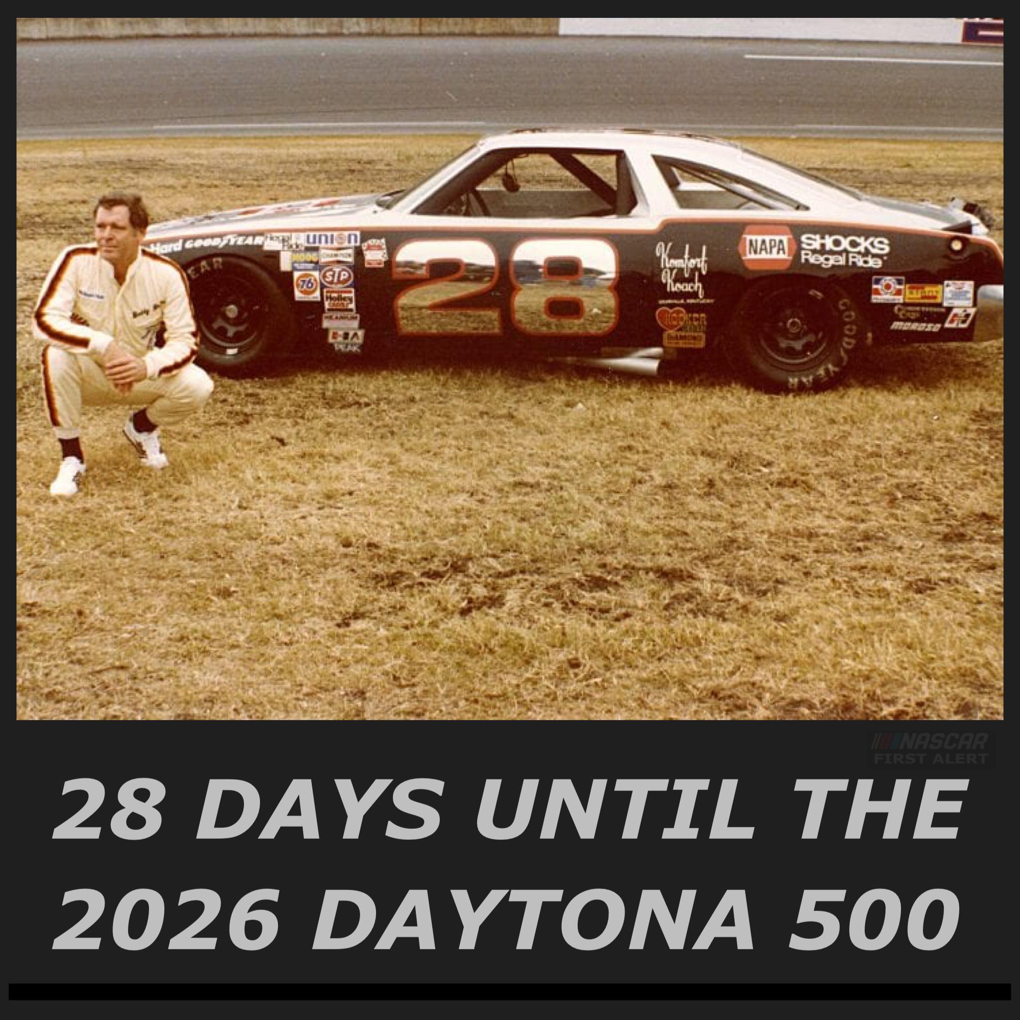 NASCAR - 2️⃣8️⃣ days until the 2026 #DAYTONA500! #NASCAR | #NASCARonFOX ...