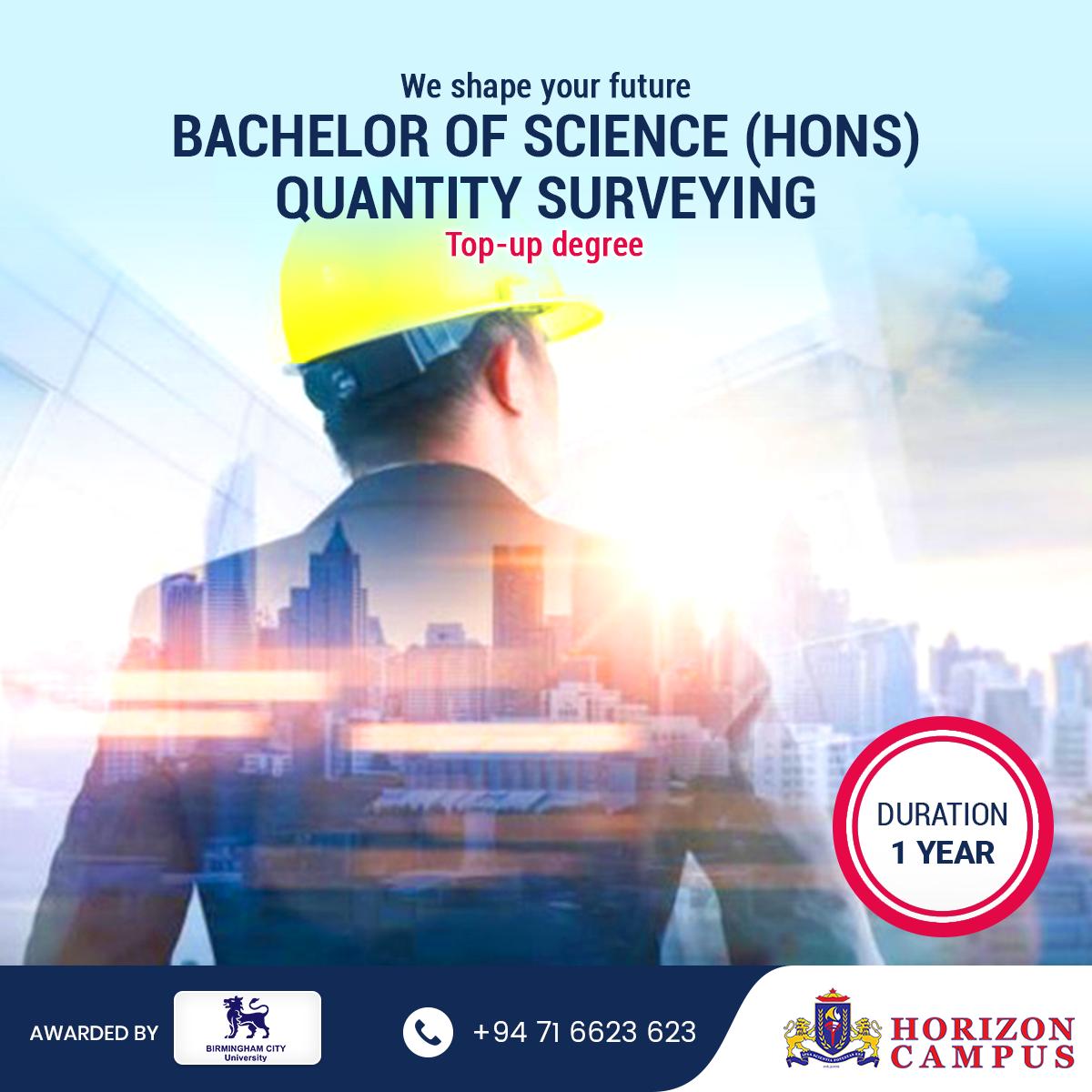 Horizon Campus - The Quantity Surveying - BSc (Hons) Top –... | Facebook