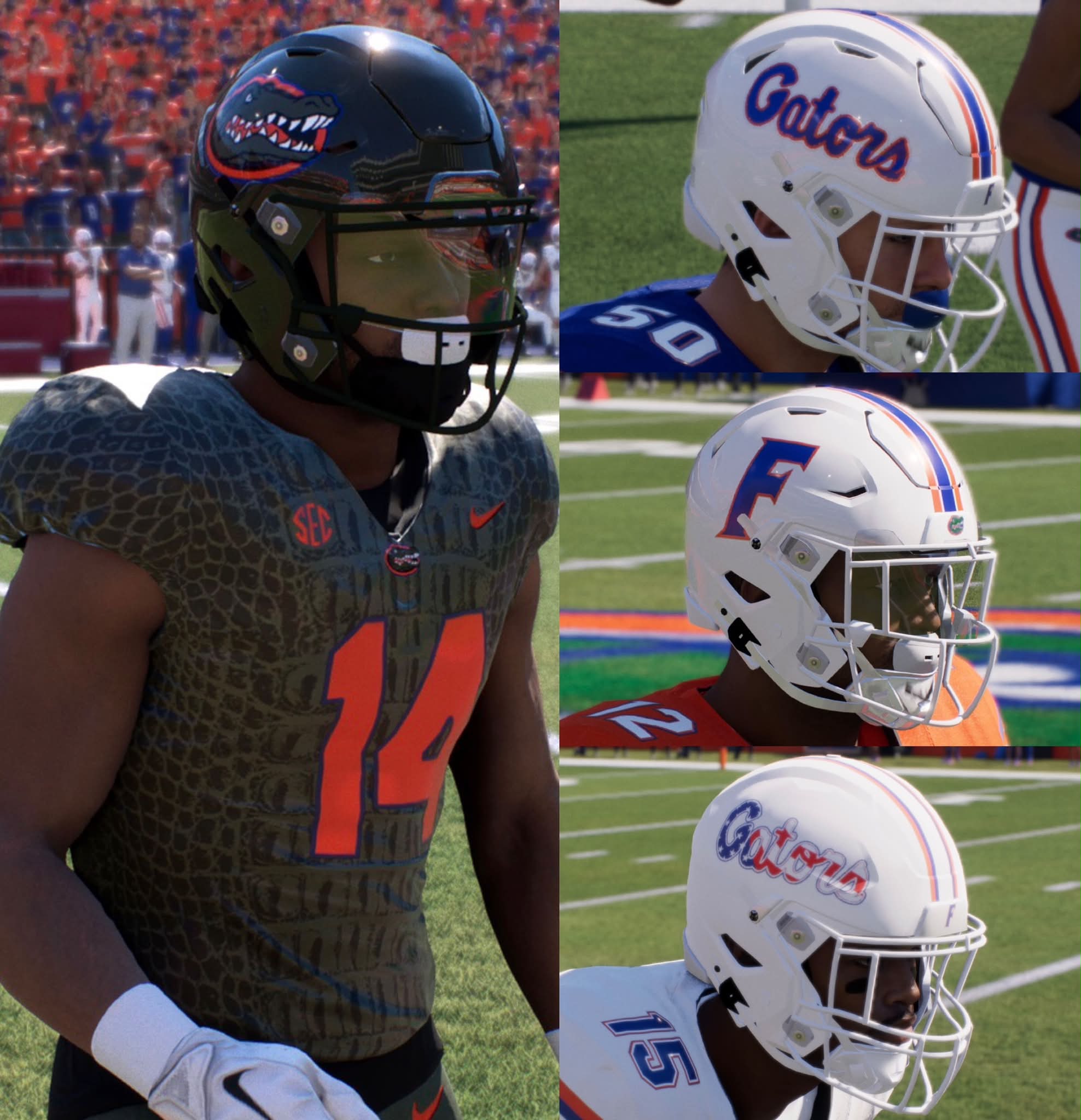 florida football alternate helmets Gators College Collectible Mini Helmet | Picture Inside Based on one of the most popular on Alternate Uniforms Florida Gators Football