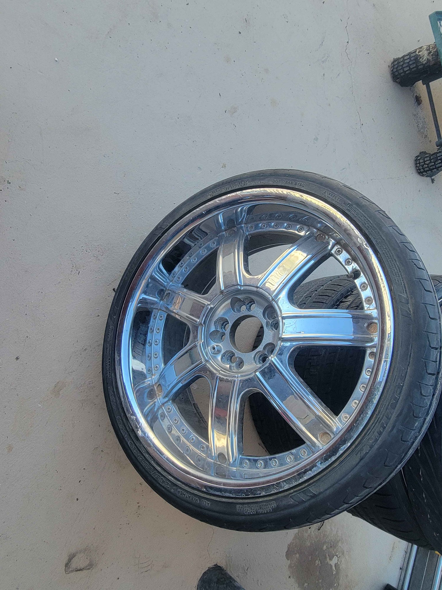 TRADE! Chrome 20s Rims/tires for Stock 5 spoke wheels Challenger ...