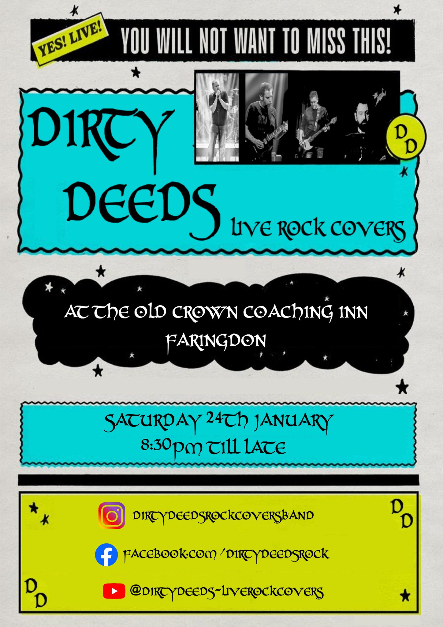 Dirty Deeds - Rock Covers Band | Faringdon