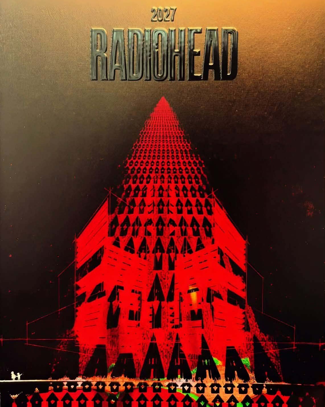 Have Radiohead 2027 postcards appeared in Perth