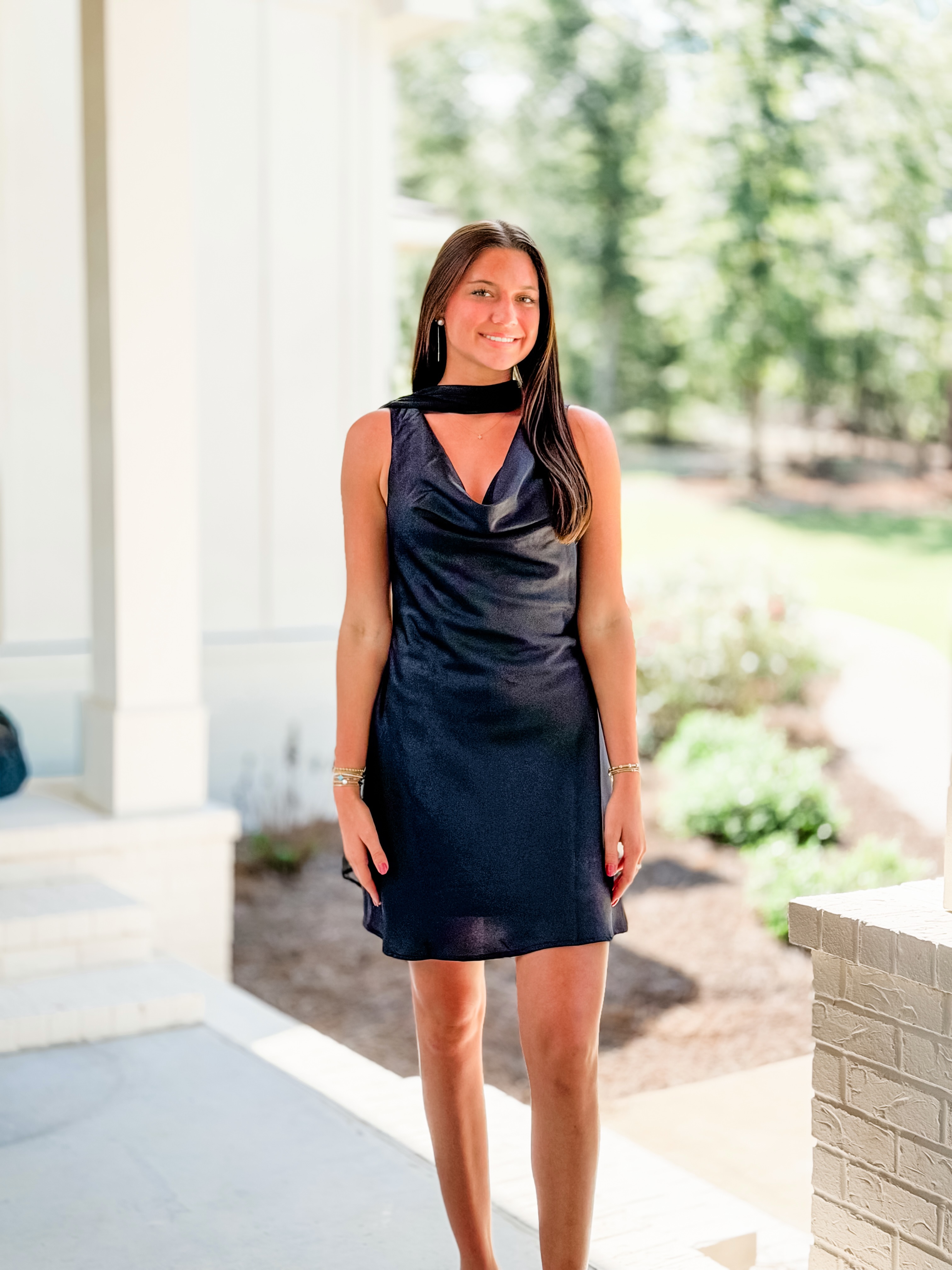 flattering black dress Classic little for every occasion Astrid is such a