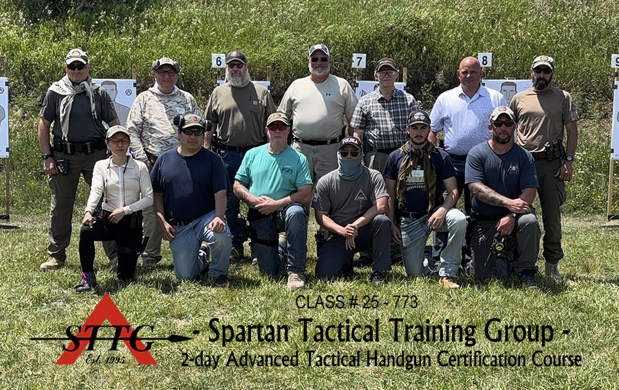 Spartan - Class photo for our 2-day Advanced Tactical Handgun Course at ...