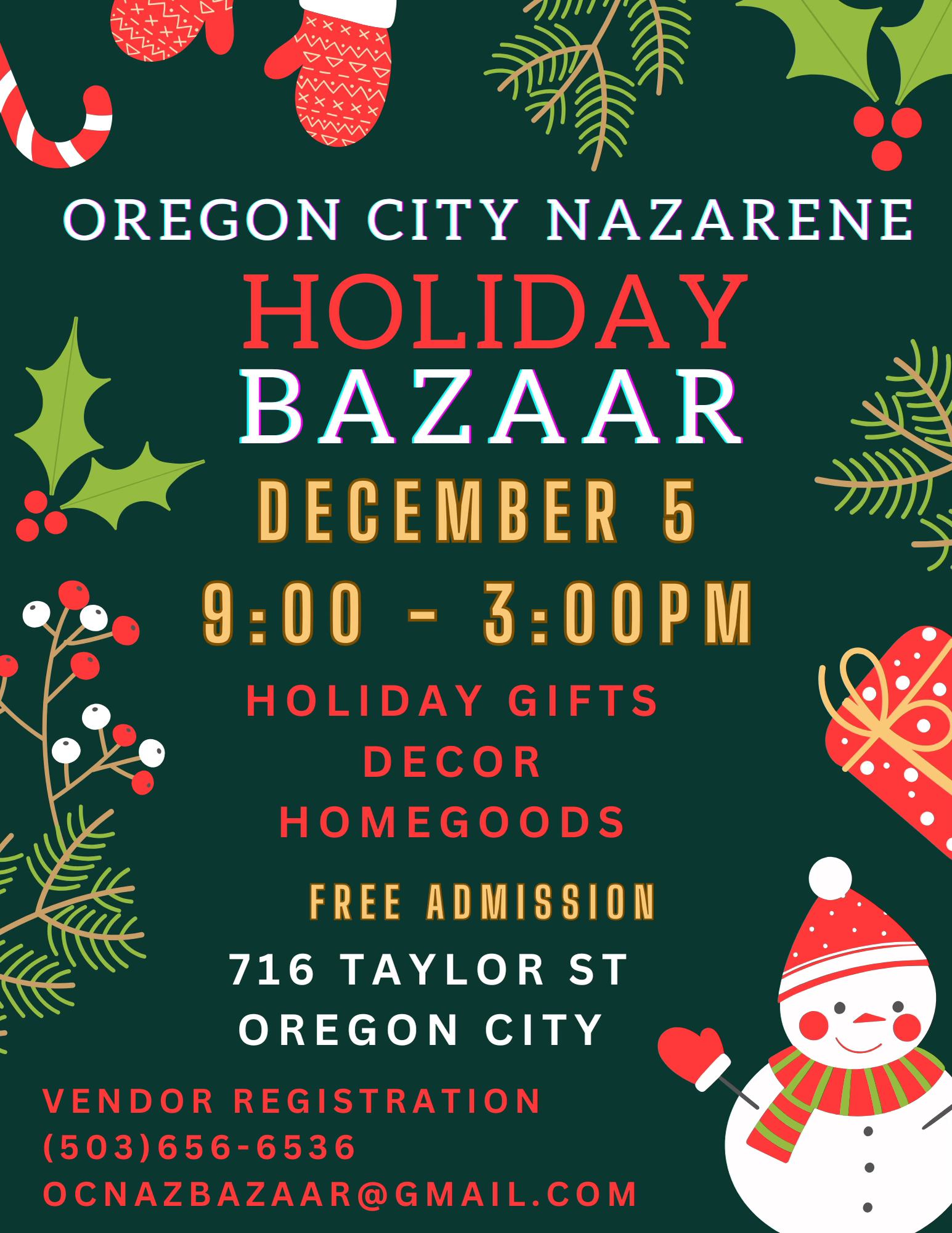 Holiday Bazaar