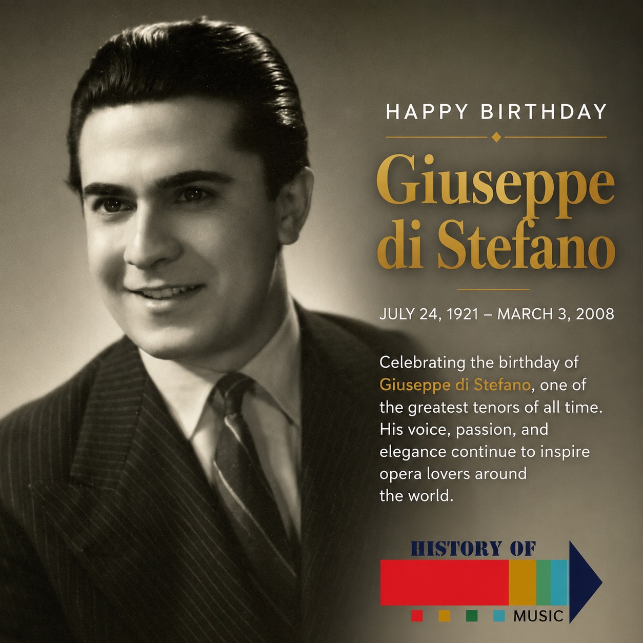 Legendary Performances of Giuseppe Di Stefano［CD］ Legendary Musicians added a new photo. - Legendary Musicians