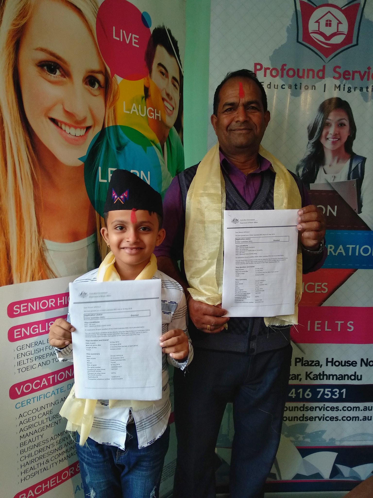 Profound - Congratulations to Sita Ram Niraula,Radhika Devi Niraula and ...