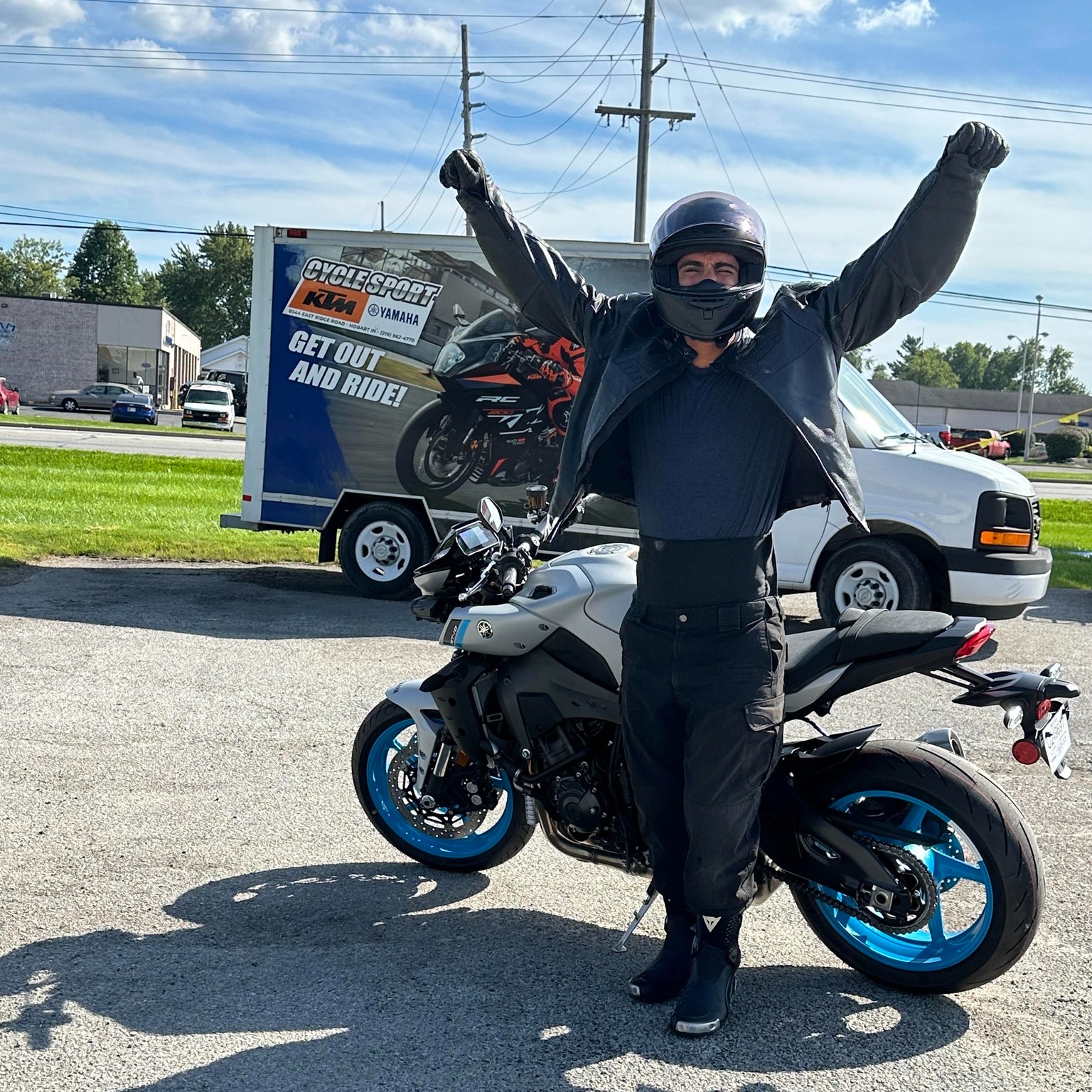 Michael joins Cycle Sport team with Yamaha MT-10 bike