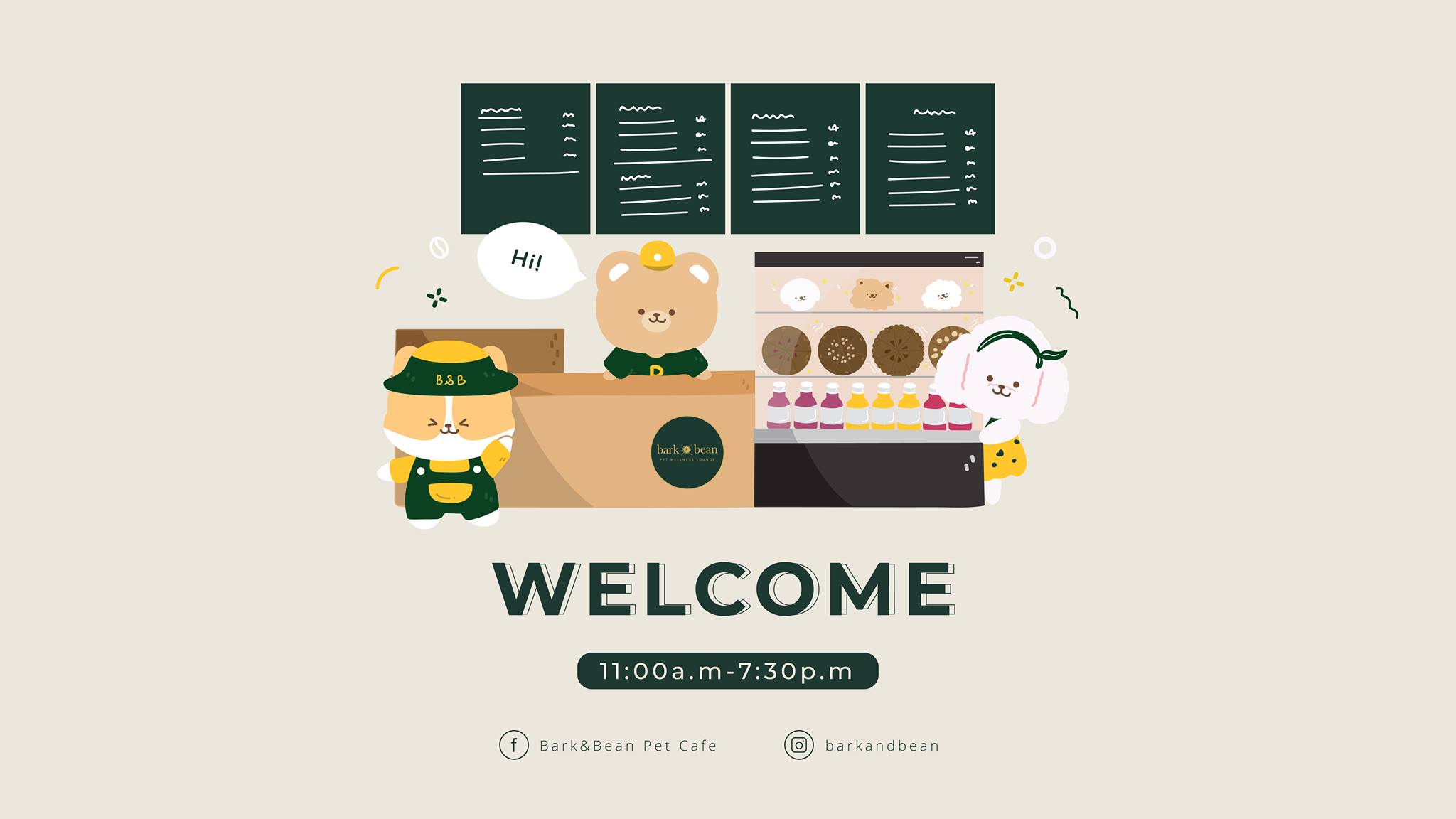 Bark Bean Pet Cafe Home Facebook