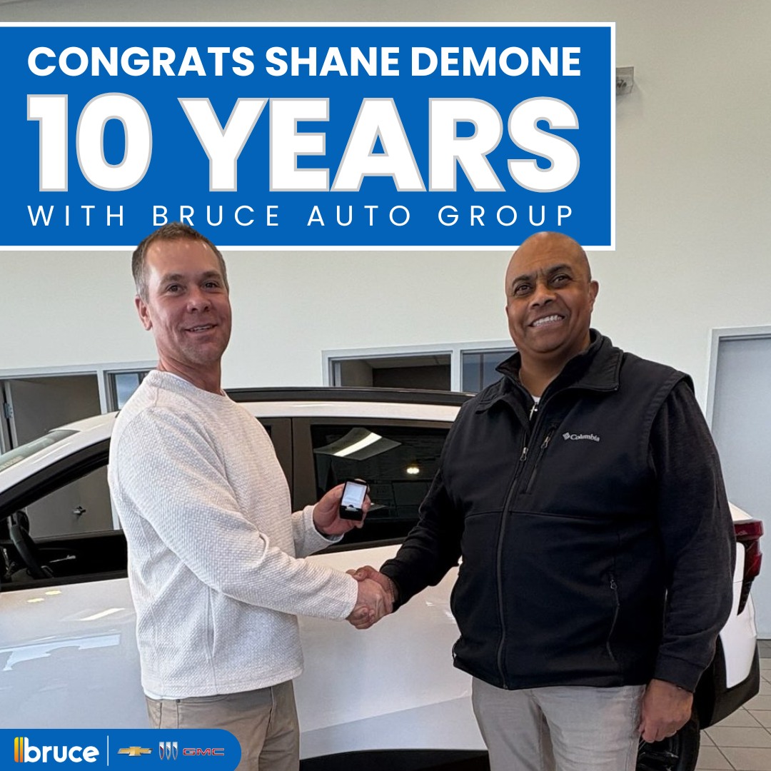 Bruce - 10 years of excellence! 😀 Huge congratulations to Shane Demone ...