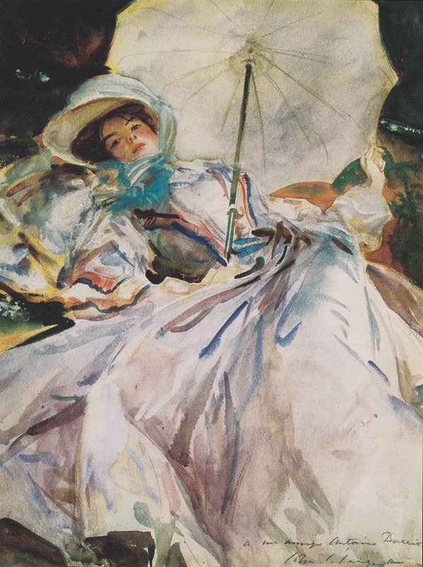 John Singer Sargent (American 1856–1925) The Lady with a Parasol