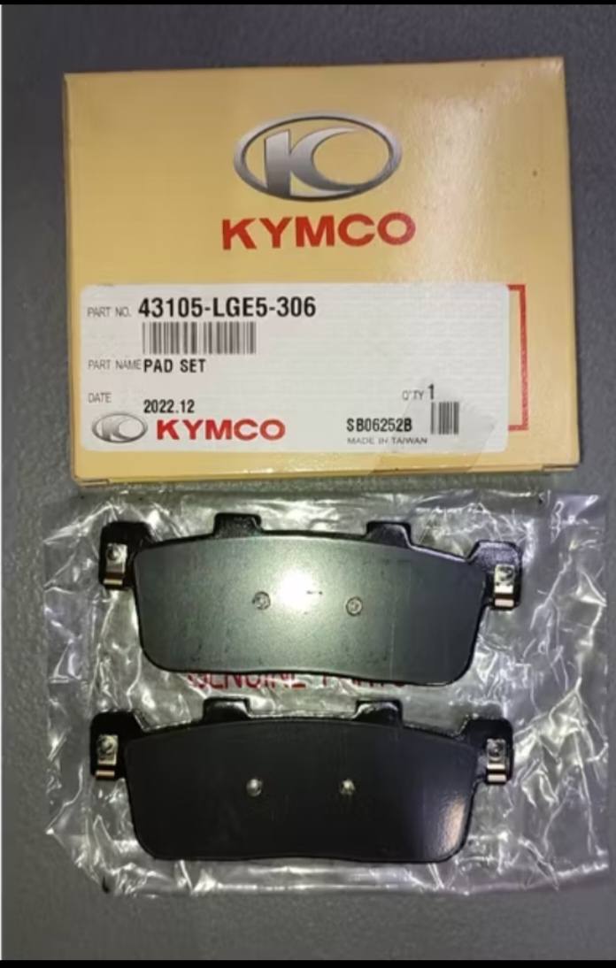 Genuine KYMCO Downtown 350i Rear Brake Pads – OEM Spec 43105-LGE5-306