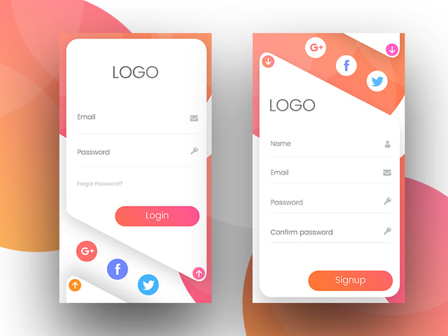 Code With Asif | I have made this form UI with Custom Clipper