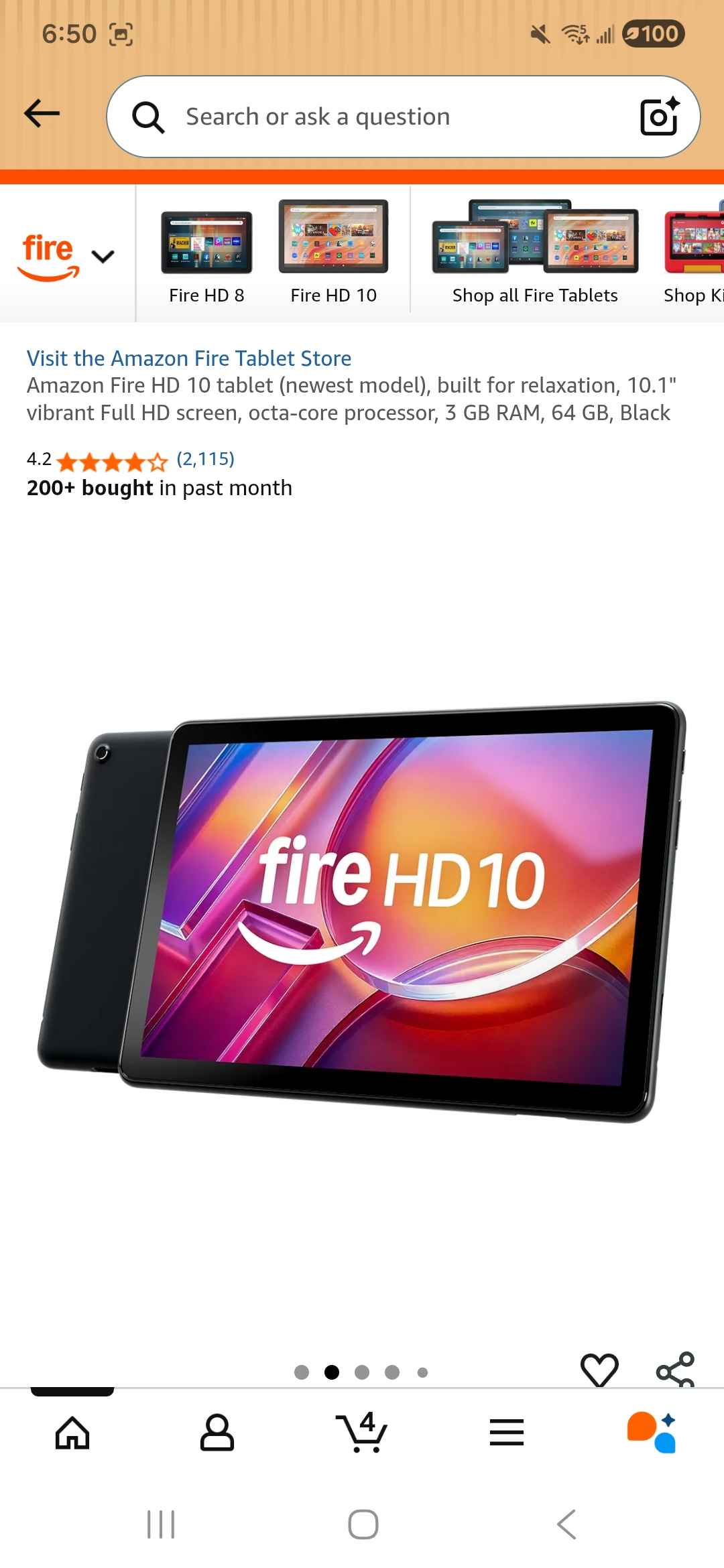 Amazon fire tab HD 10 (11th gen) - Tablets & eBook Readers - Edmonton ...