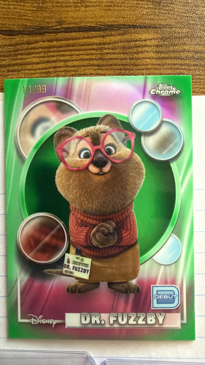 Selling Numbered Disney Topps Chrome!