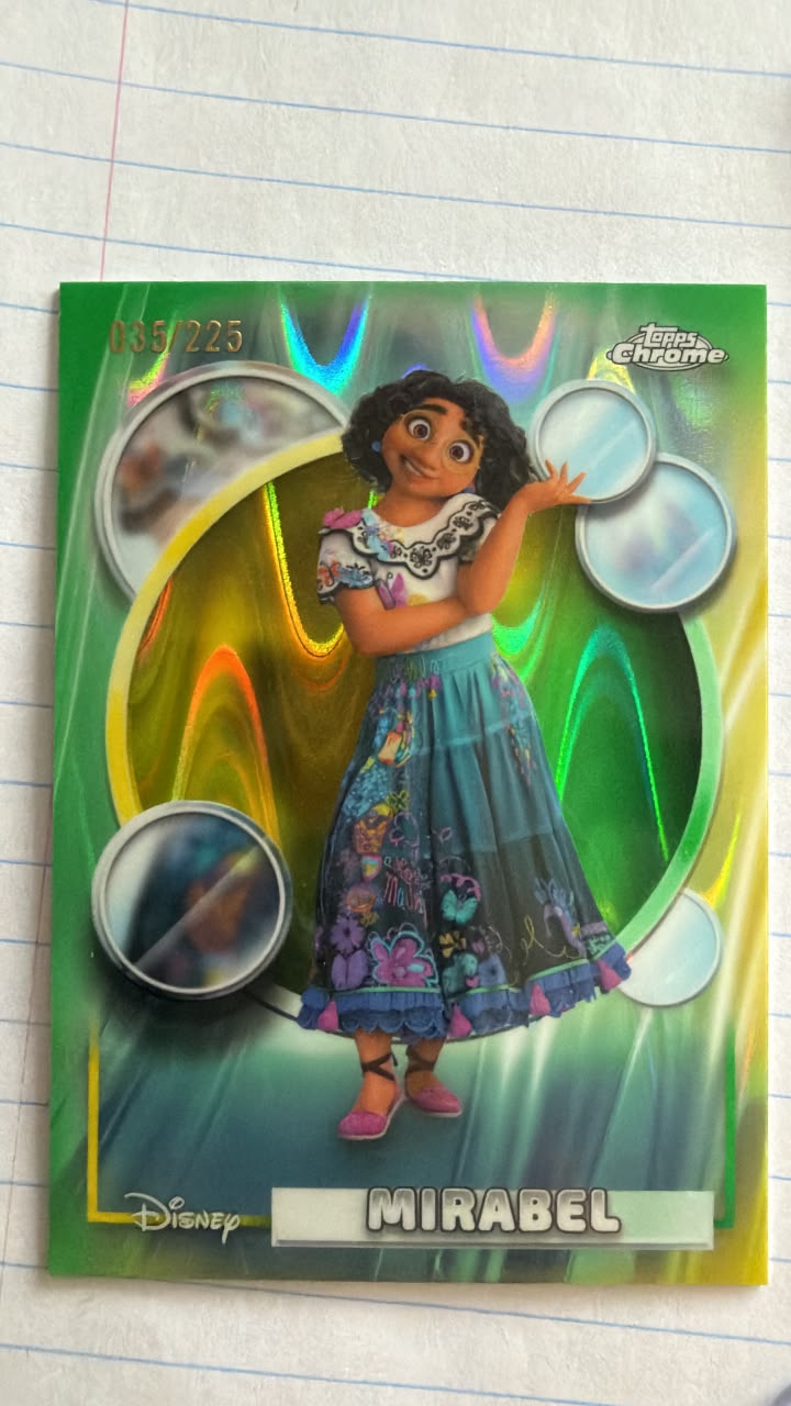 Selling Numbered Disney Topps Chrome!