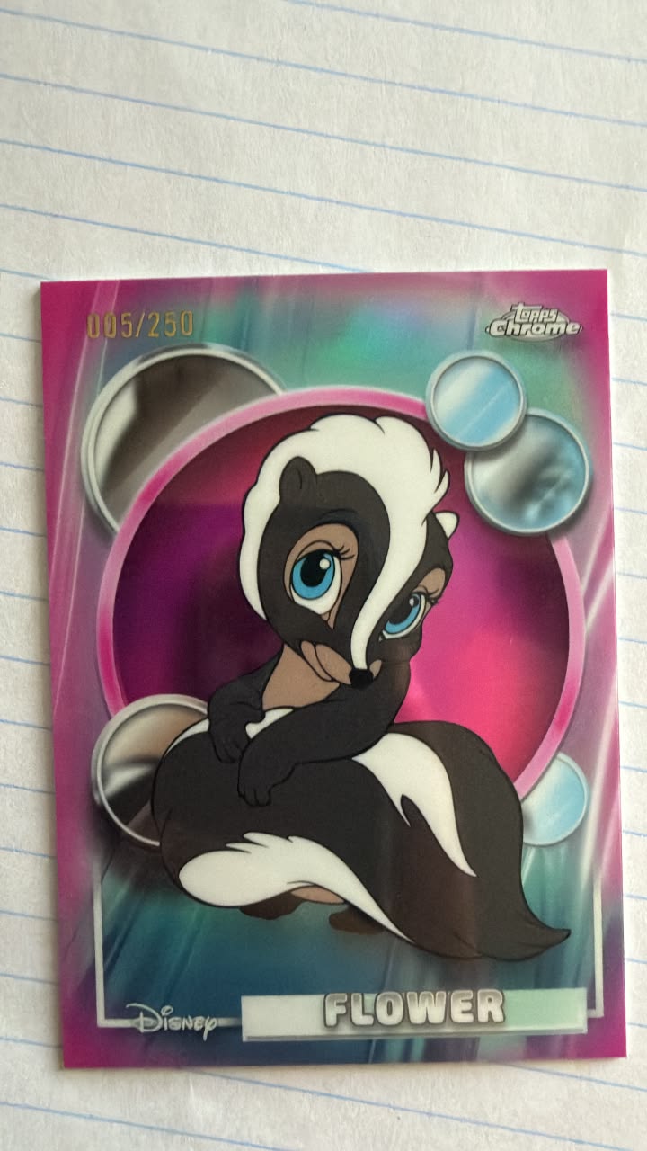 Selling Numbered Disney Topps Chrome!