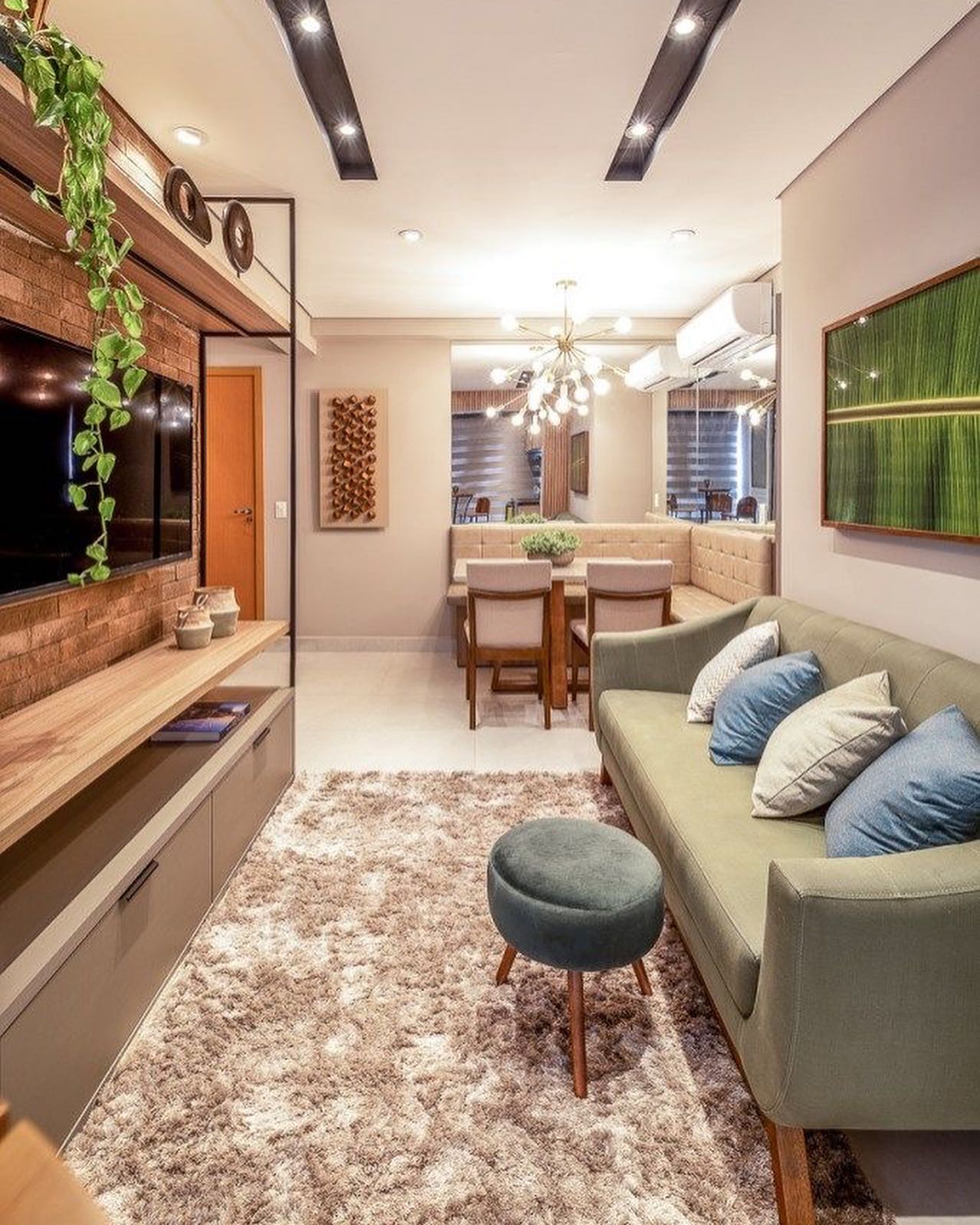 #decorapow | Apê compacto,... - Arquitetura, Design & Decor