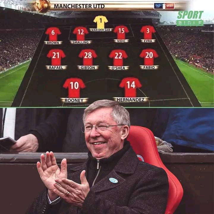 Sir Alex Ferguson was an absolute piss-take. He started this XI