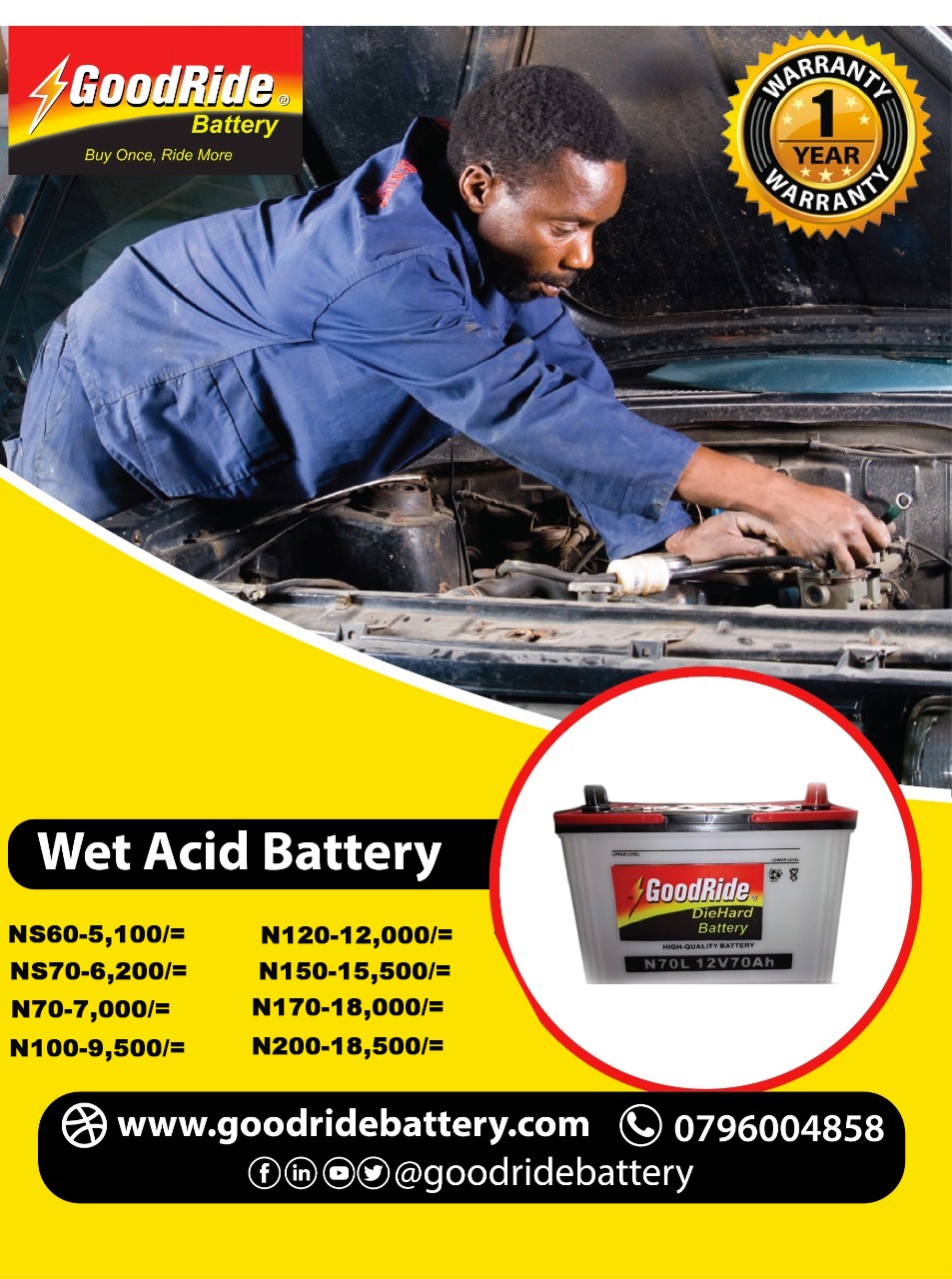 Whether your Vehicle is a personal... - Good Ride Battery