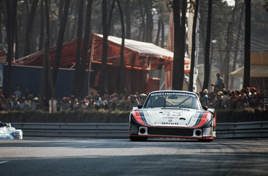 The 1978 #43 Porsche Racing 935/78, nicknamed 