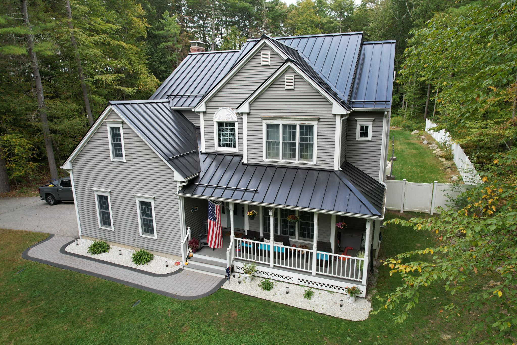Modern Standing Seam Metal Roofing
