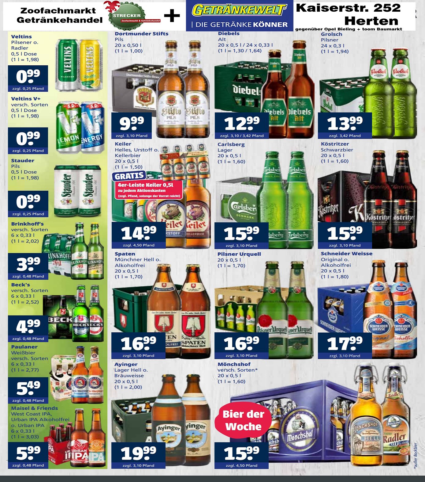 sonderposten #hund #katze #bier #getränke