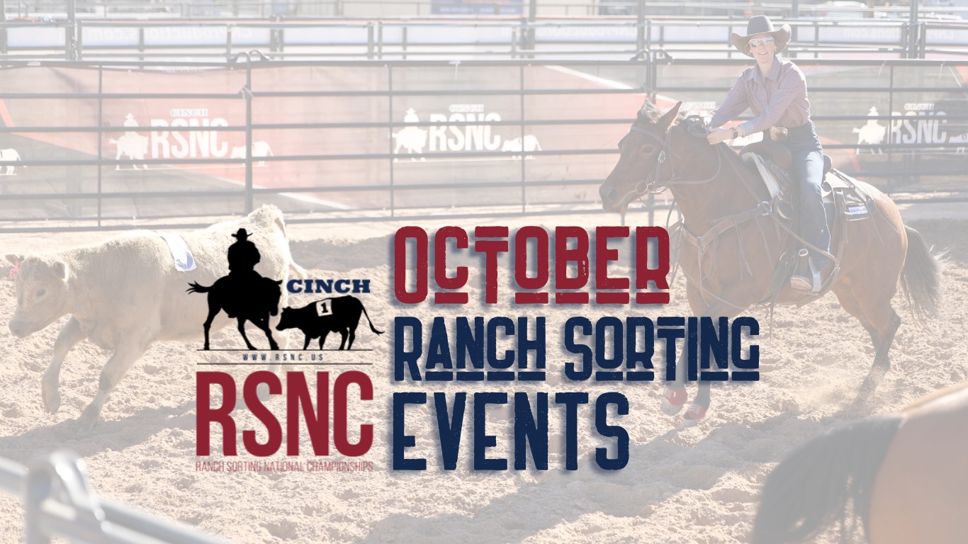 Ranch - It's time to start planning where you'll be sorting in October ...