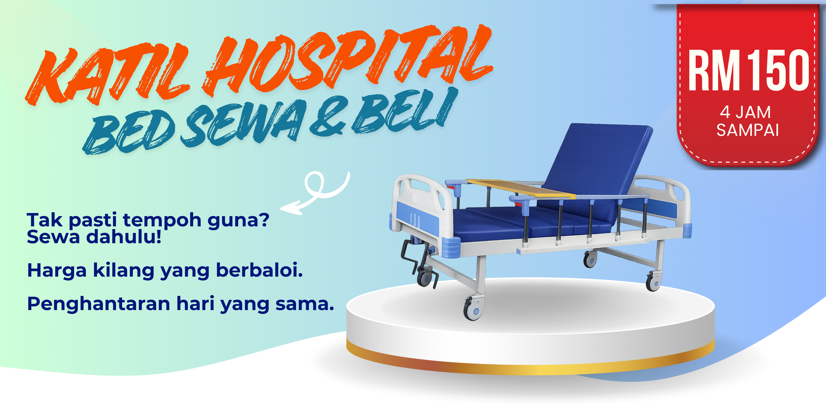 Katil Hospital MedBed Murah - Delivery 24jam