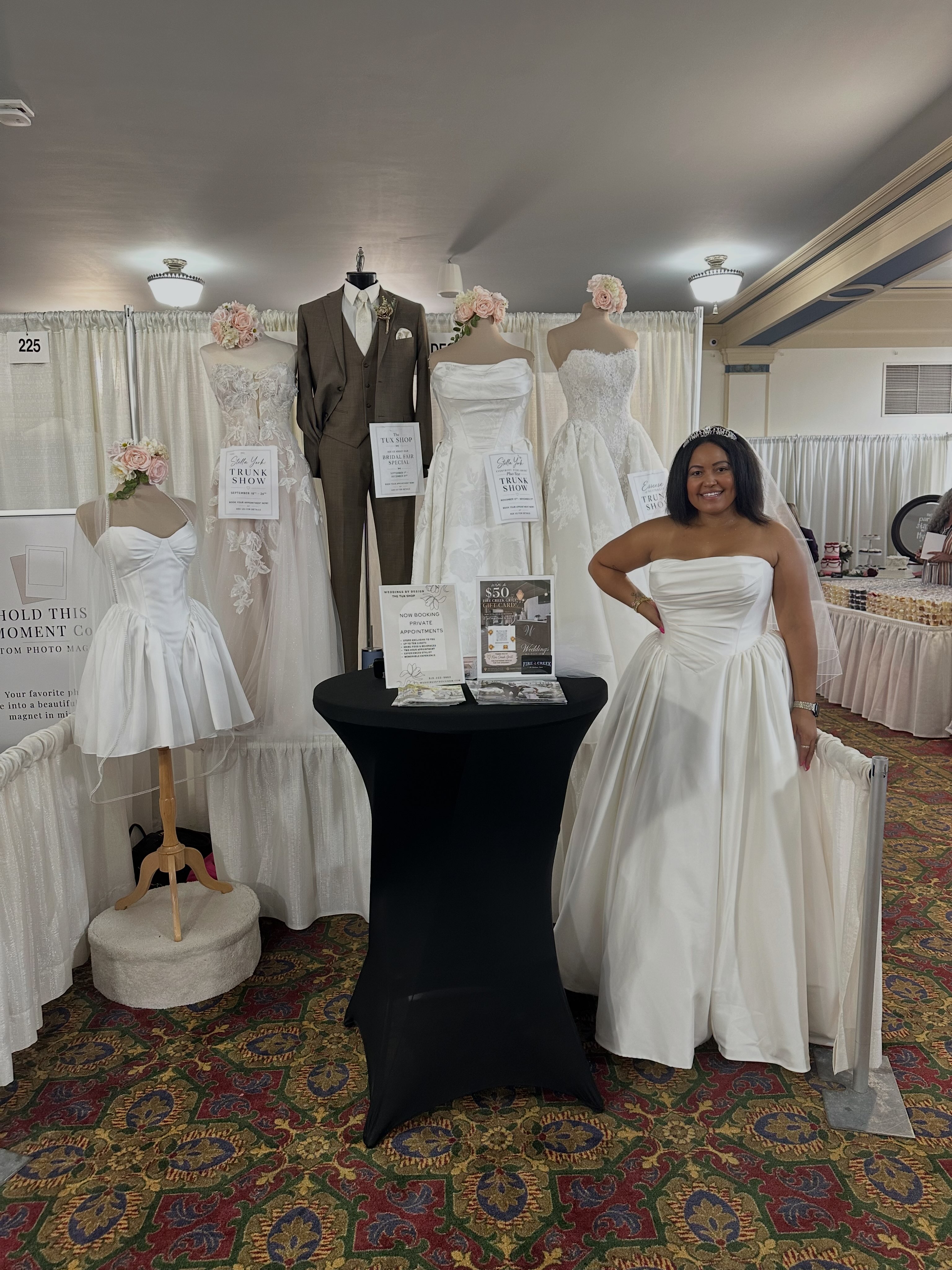 wedding dress shops in des moines Weddings by Design Pure bridal Size:42 Regular Alice + Olivia Denim booties
