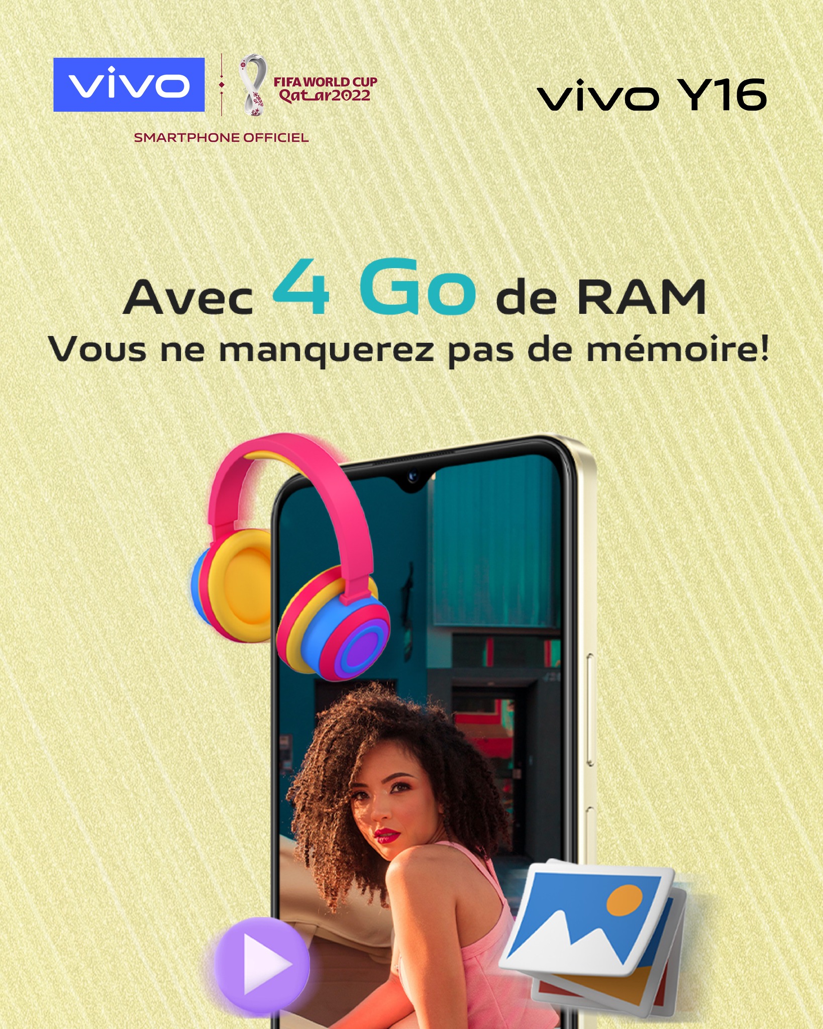 vivo - Saviez-vous que le Y16 a été conçu avec 4 Go de RAM...