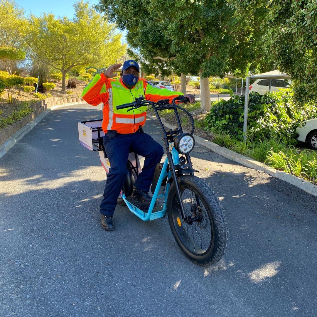 The YIMA stand up e-bike... - Eco Urban Electric Vehicles CC