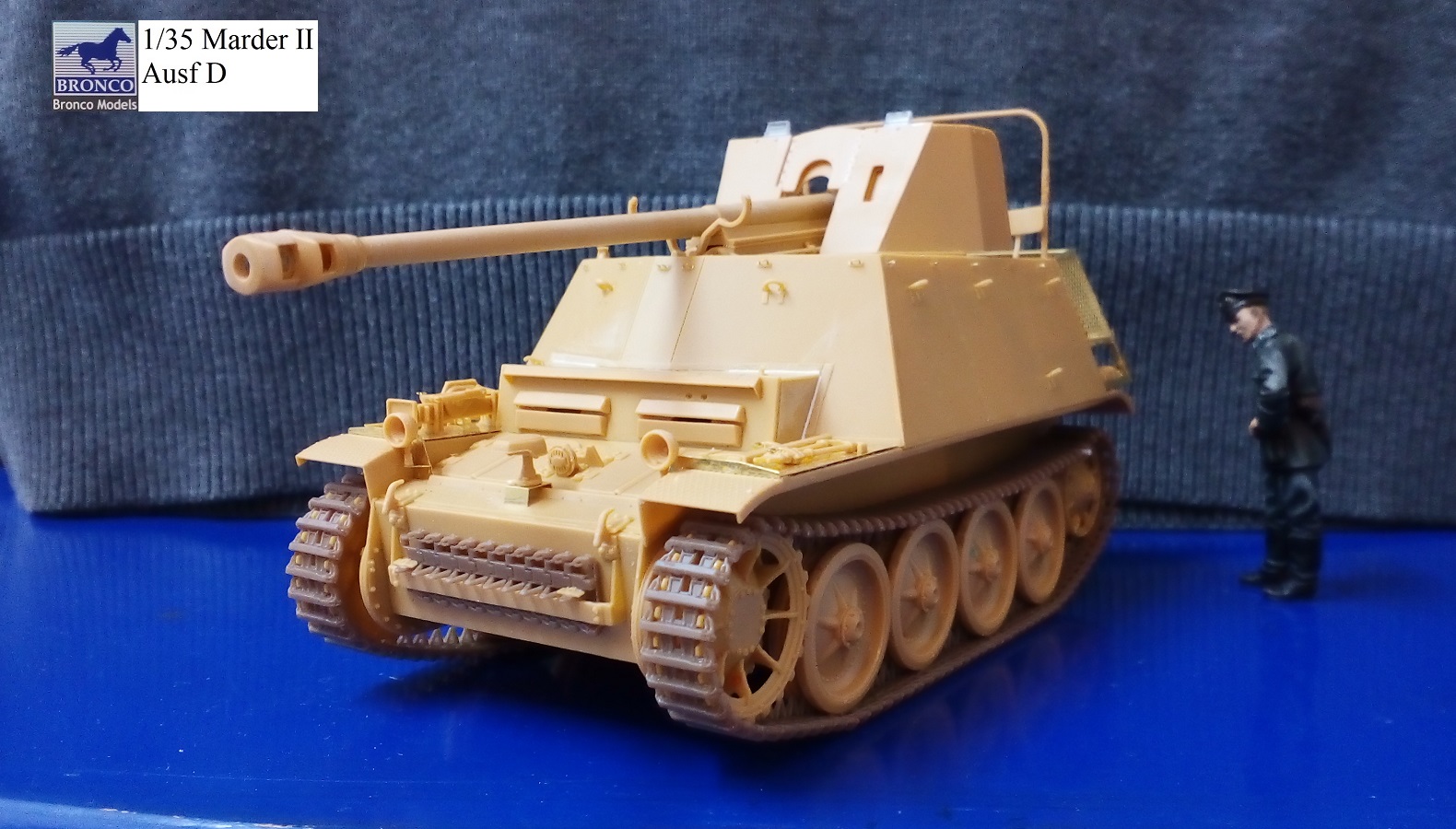 Bronco 1/35 Marder II Ausf D model kit review