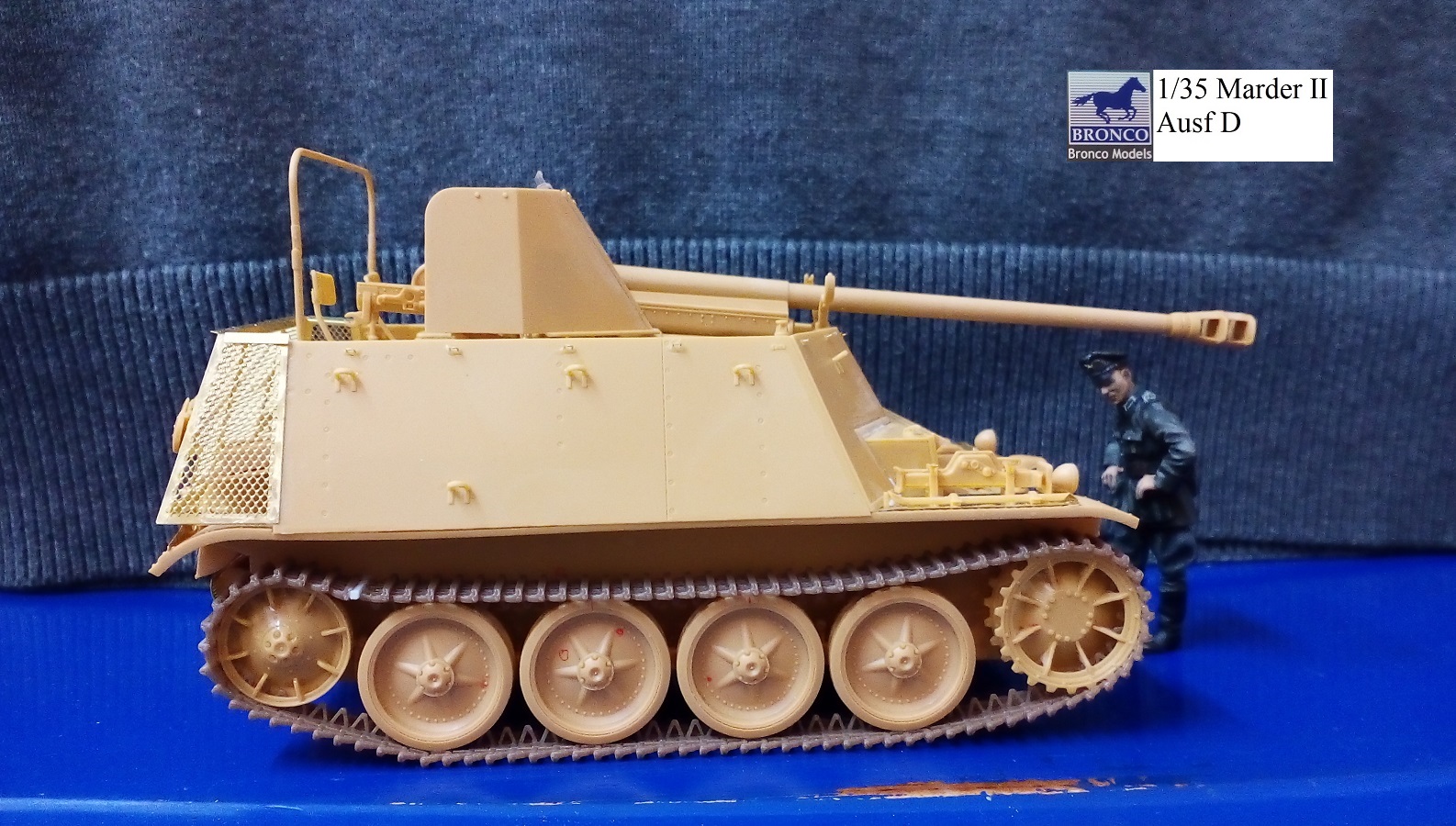 Bronco 1/35 Marder II Ausf D model kit review