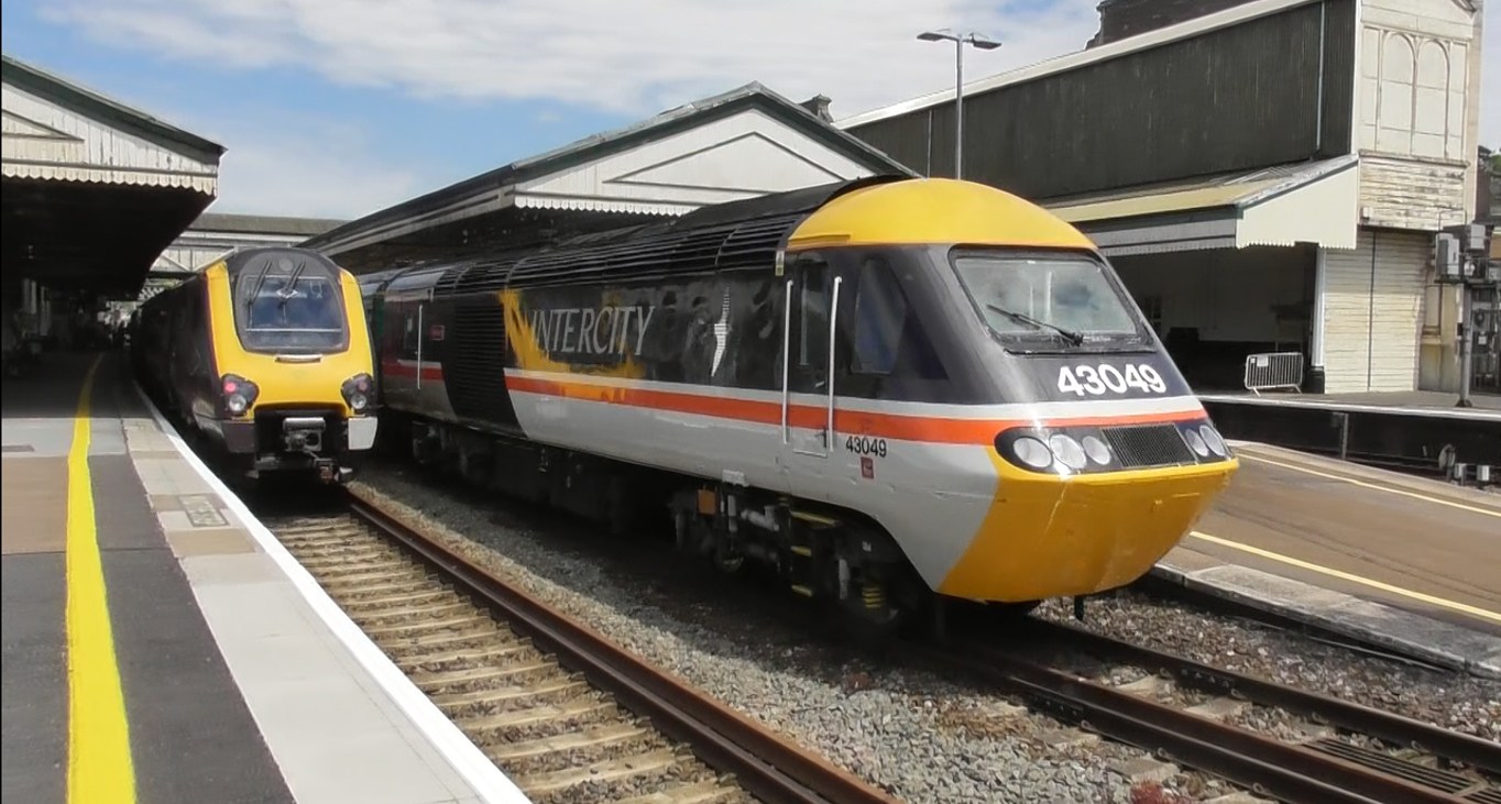 Refurbished CrossCountry Voyager 220033 at Exeter St Davids