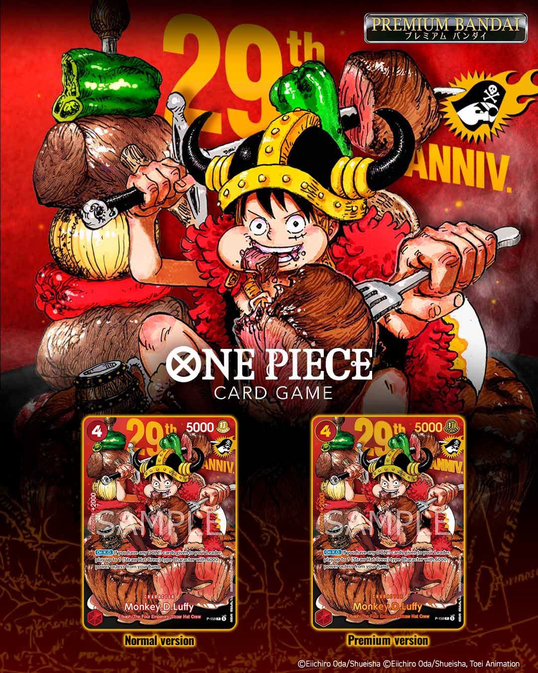 One Piece Film: Strong World promotional trading cards These are