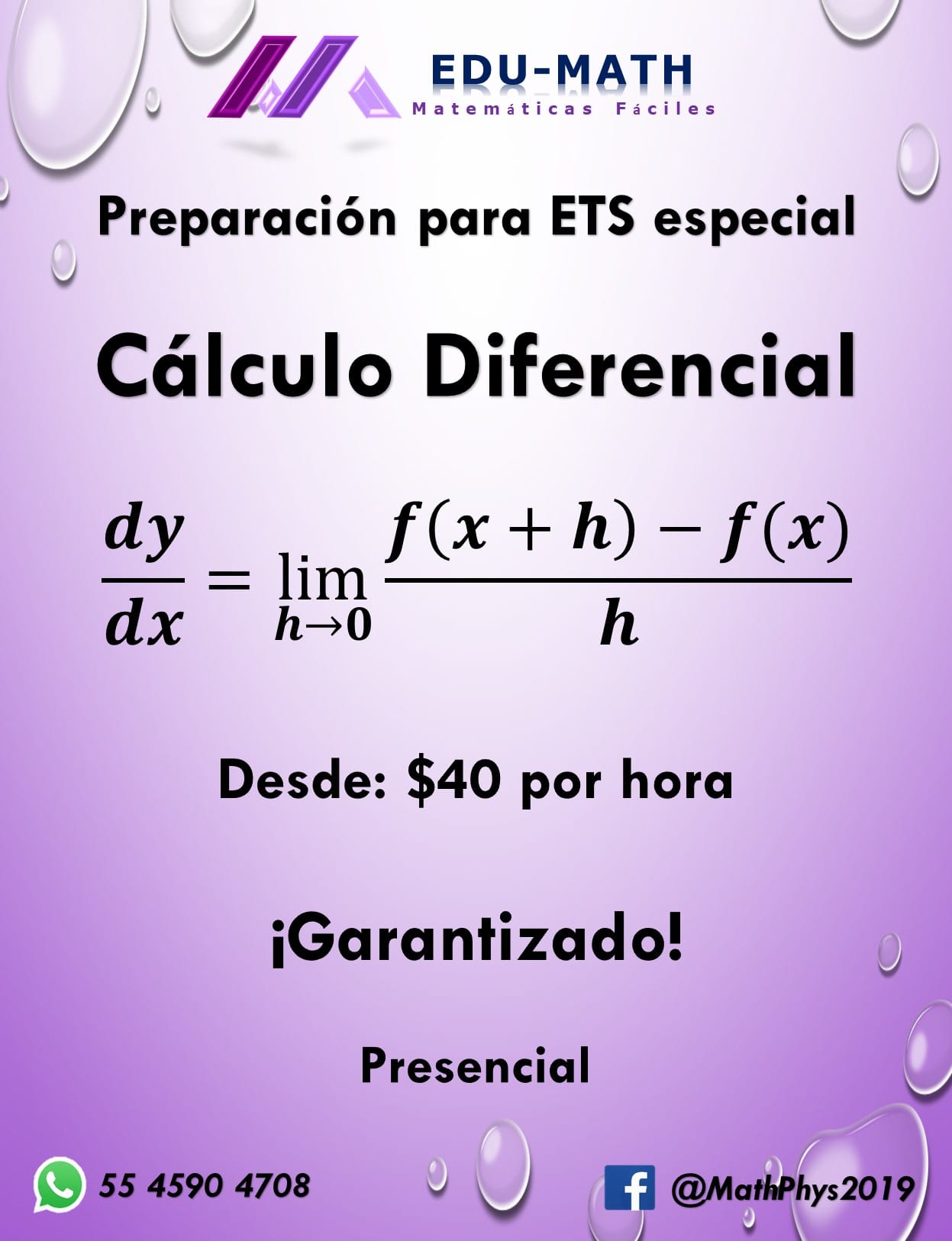 Edu-Math - 👀 Preparación para examen ETS especial de...