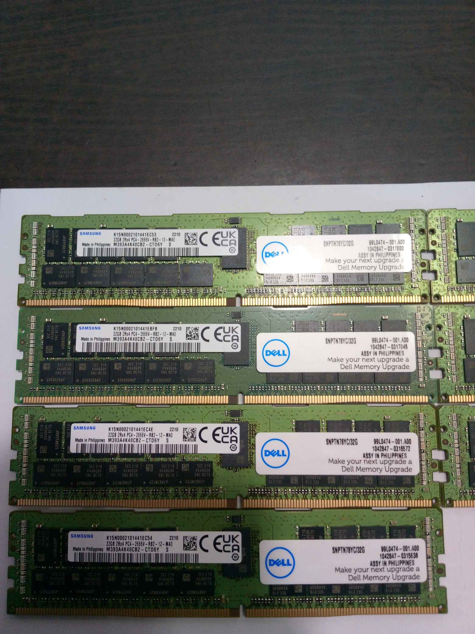 3200 Ram A-Tech 128GB (4x 32GB) DDR4-3200 ECC Registered RDIMM 