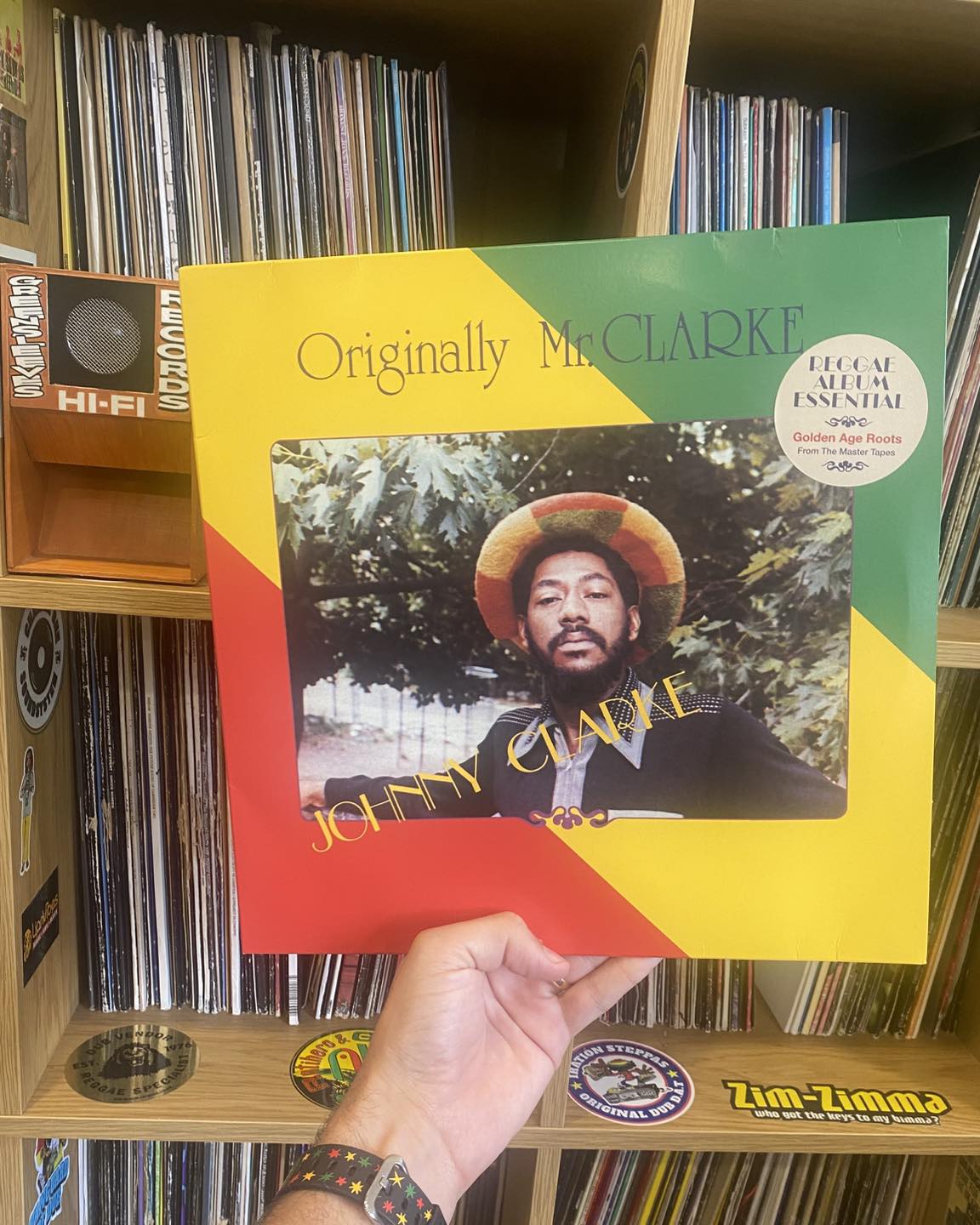 Johnny Clarke's roots reggae album Originally Mr. Clarke