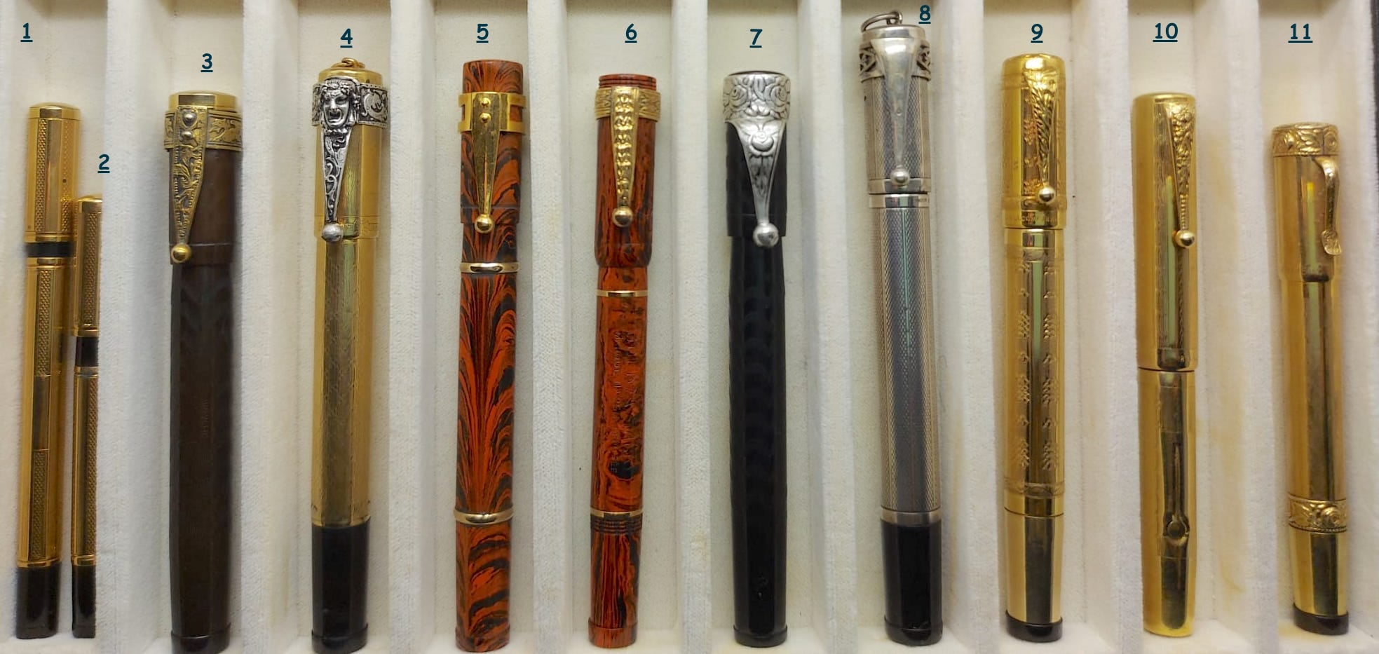 From the California Pen Show 2024, a fine silver Waterman's 412