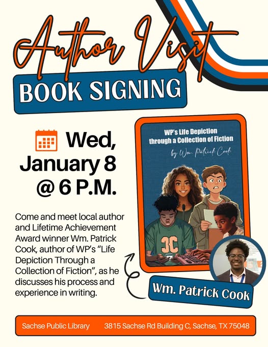 Author Visit - Book Signing for Wm. Patrick Cook