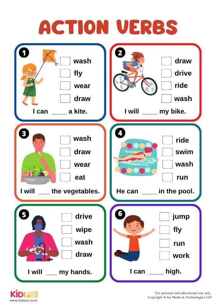 Actions verbes - Learn English with Me | Facebook