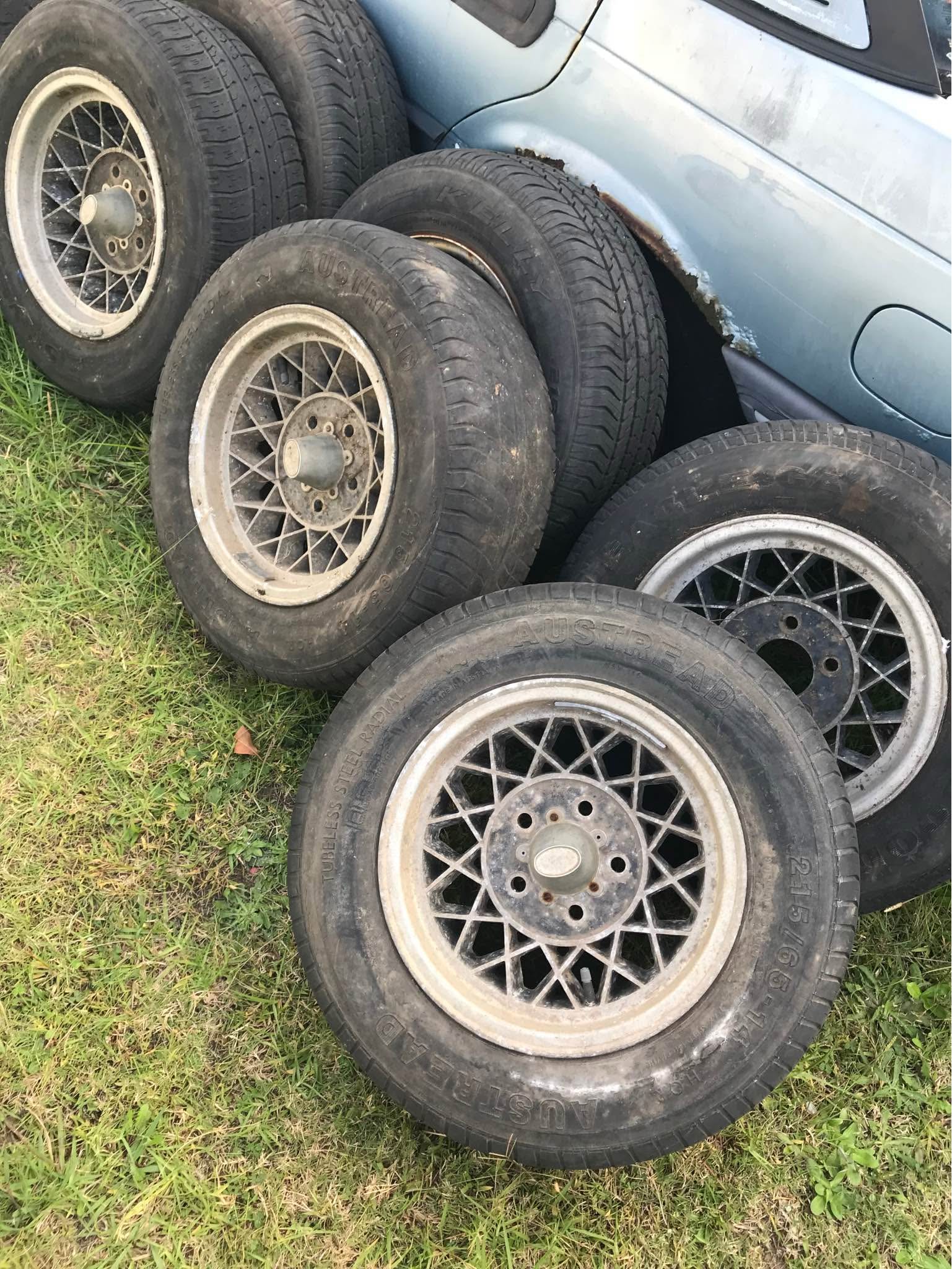 Genuine early holden HOTWIRE wheels 215/65/14 x 6, - Car Wheels, Tires ...