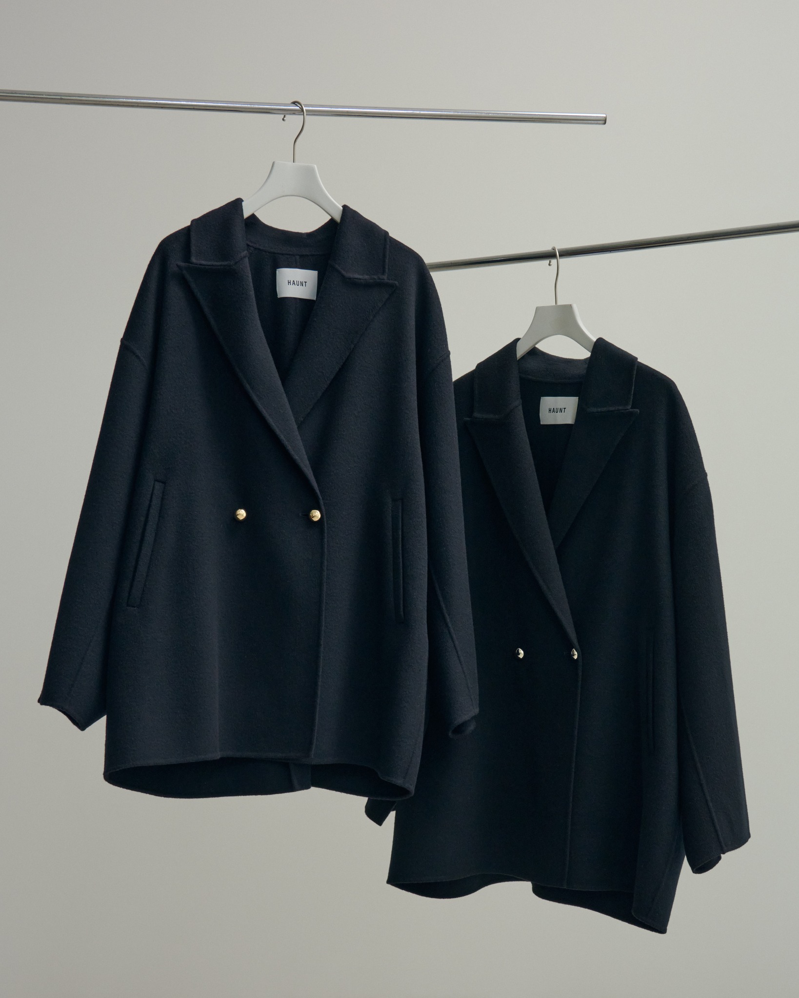 26SS COLLECTION □ITEM Style: CHAIN-TRIMMED TWEED JK Color: NAVY