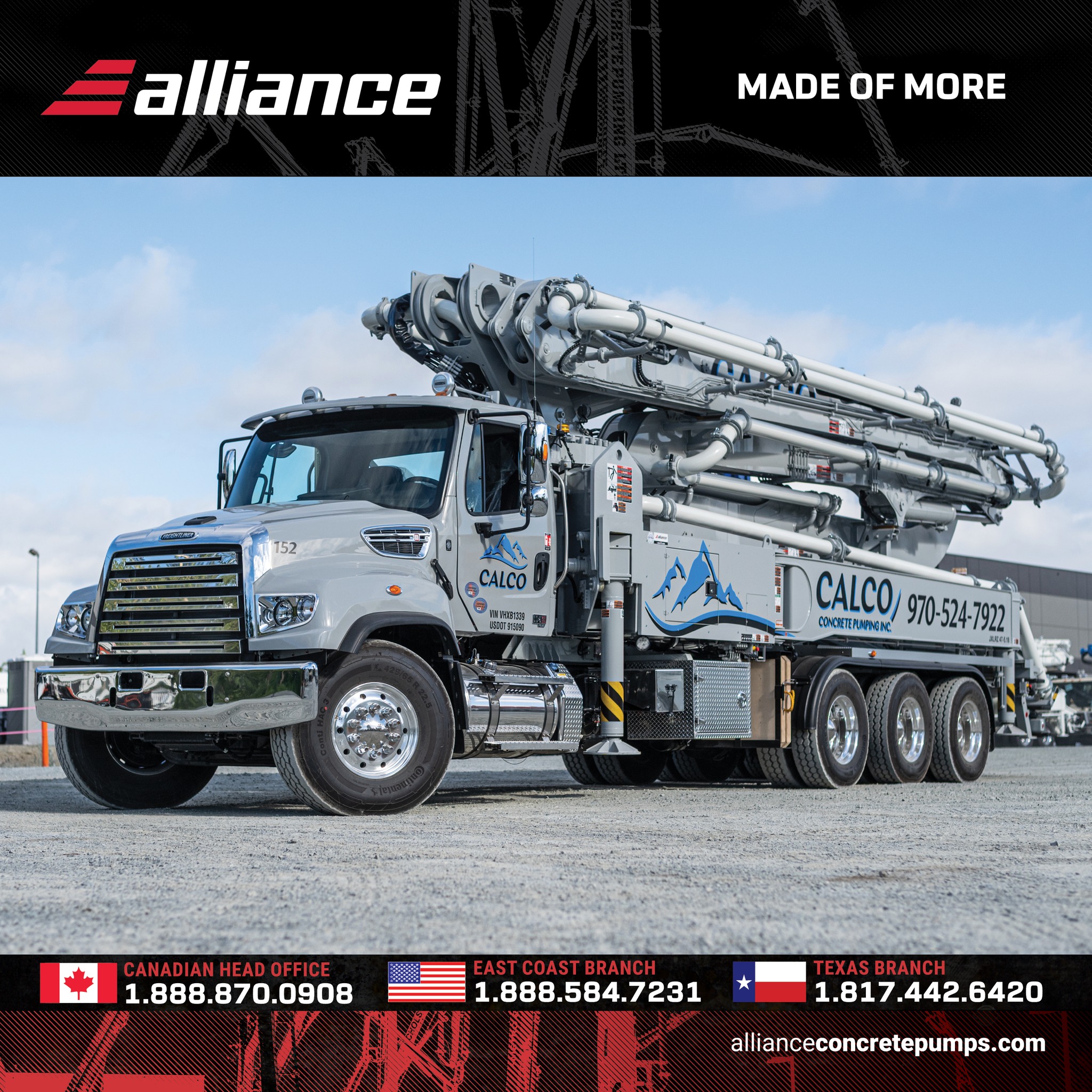 Big Load Pumping | JXRZ 40m | Kenworth T880